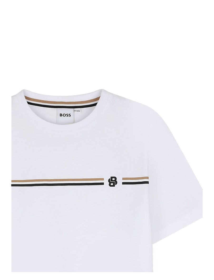 BOSS - SHORT SLEEVES TEE-SHIRT - lühikeste varrukatega t-särgid - white - 2