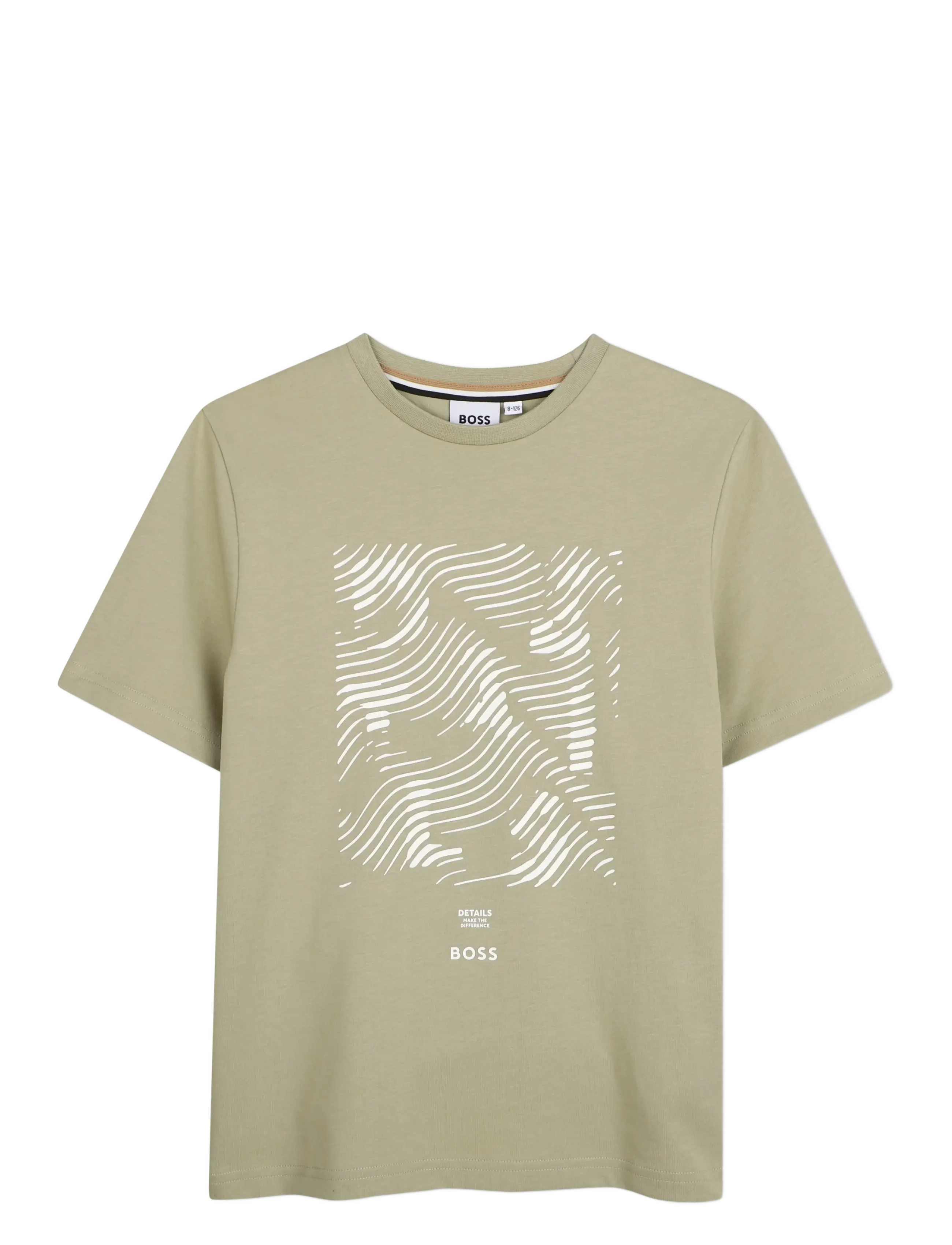 BOSS SHORT SLEEVES TEE-SHIRT - T-särgid - ELM / khaki/green