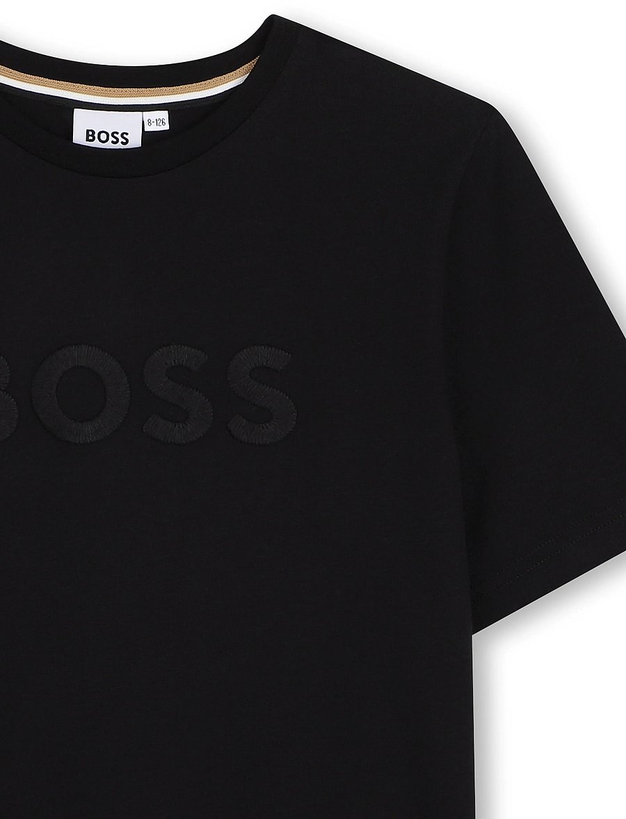 BOSS - SHORT SLEEVES TEE-SHIRT - lühikeste varrukatega t-särgid - black - 2