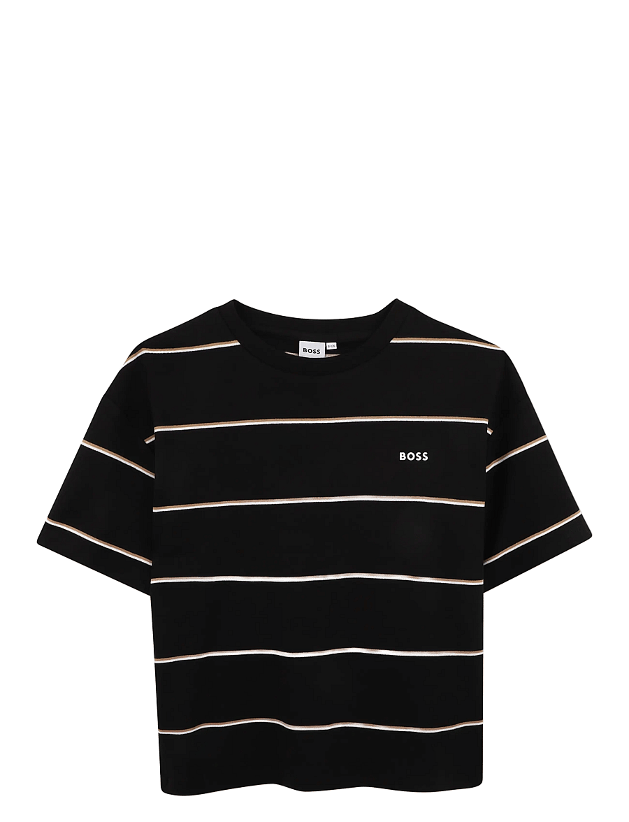 BOSS - SHORT SLEEVES TEE-SHIRT - lühikeste varrukatega t-särgid - black - 1