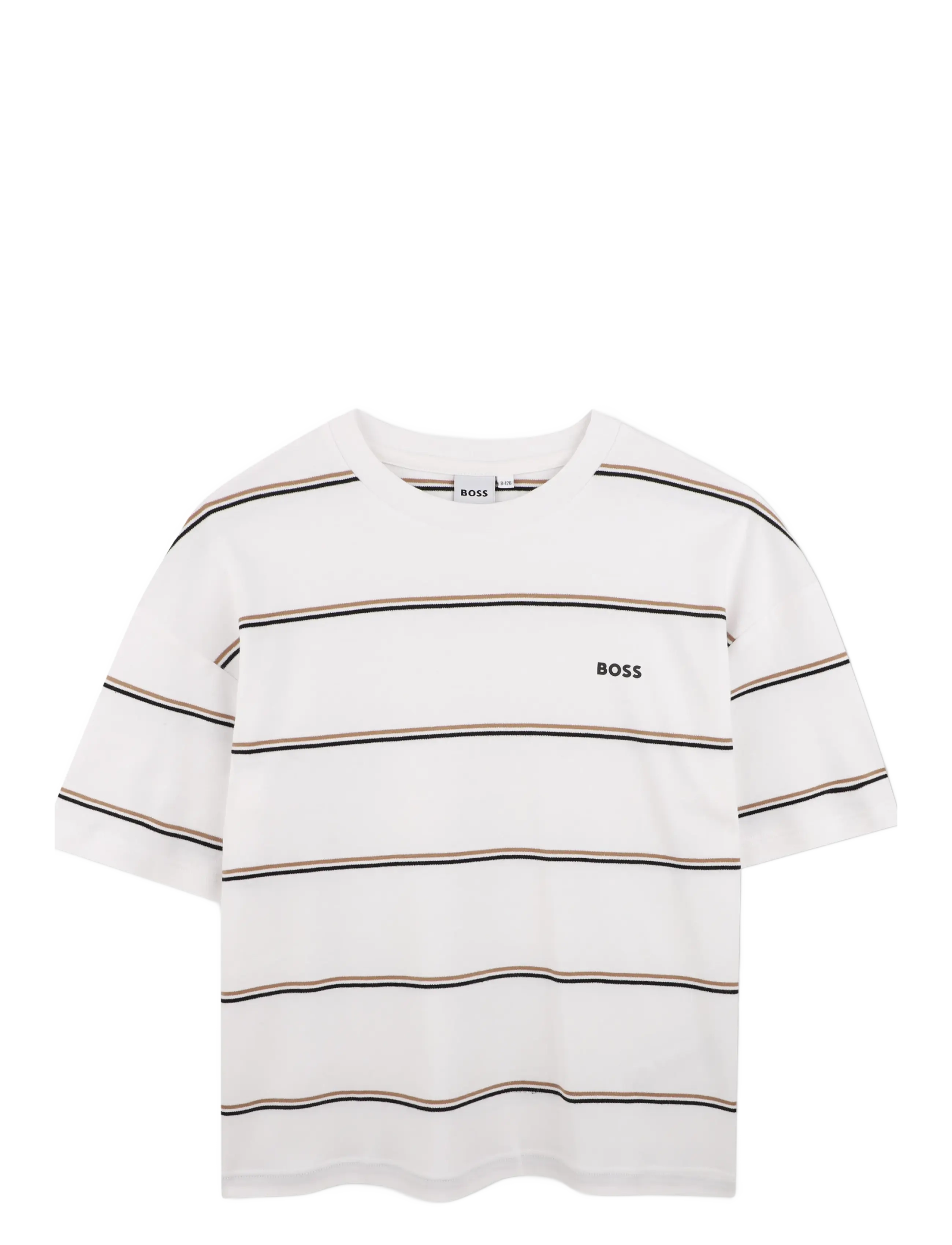 BOSS Short Sleeves Tee-Shirt, 104, T-shirts, Weiß - Short-sleeved, Kinder