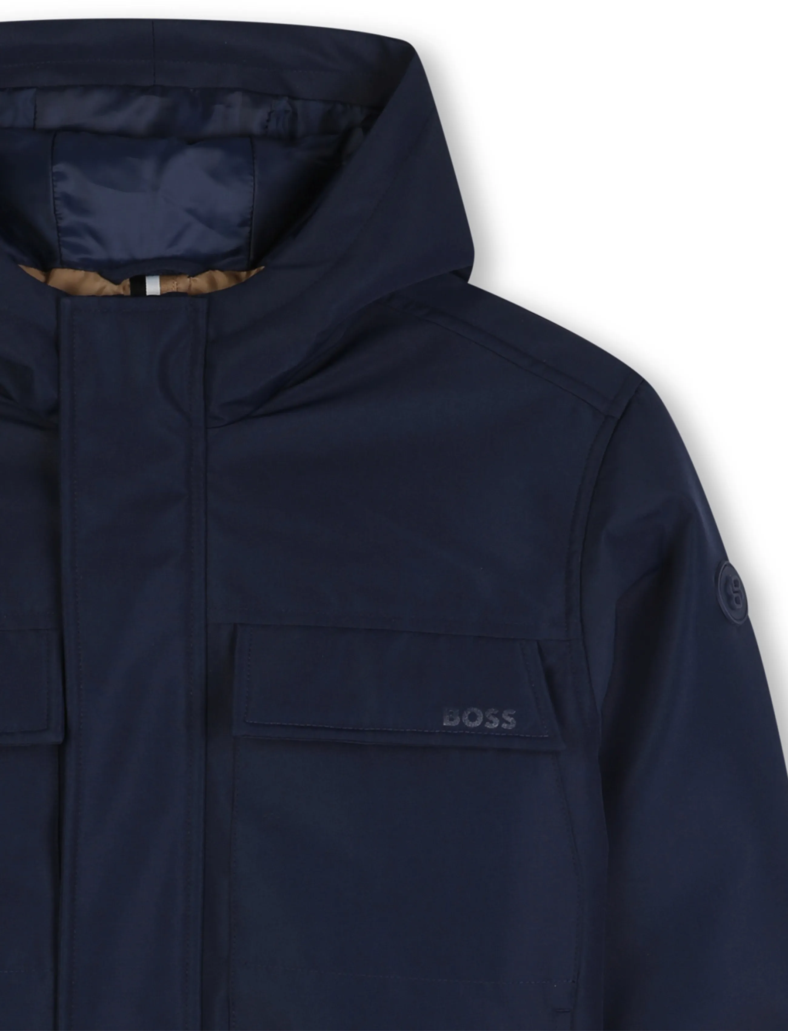 BOSS - HOODED JACKET - bomberjacken - navy - 2