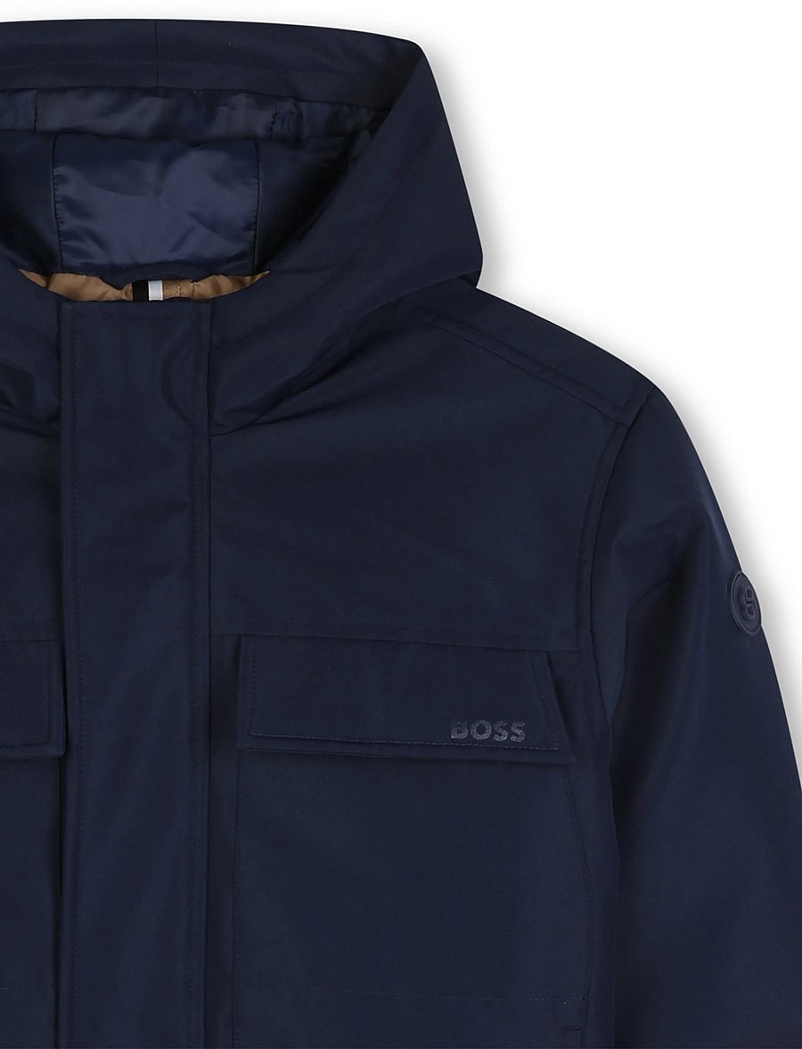 BOSS - HOODED JACKET - bomberjacken - navy - 2