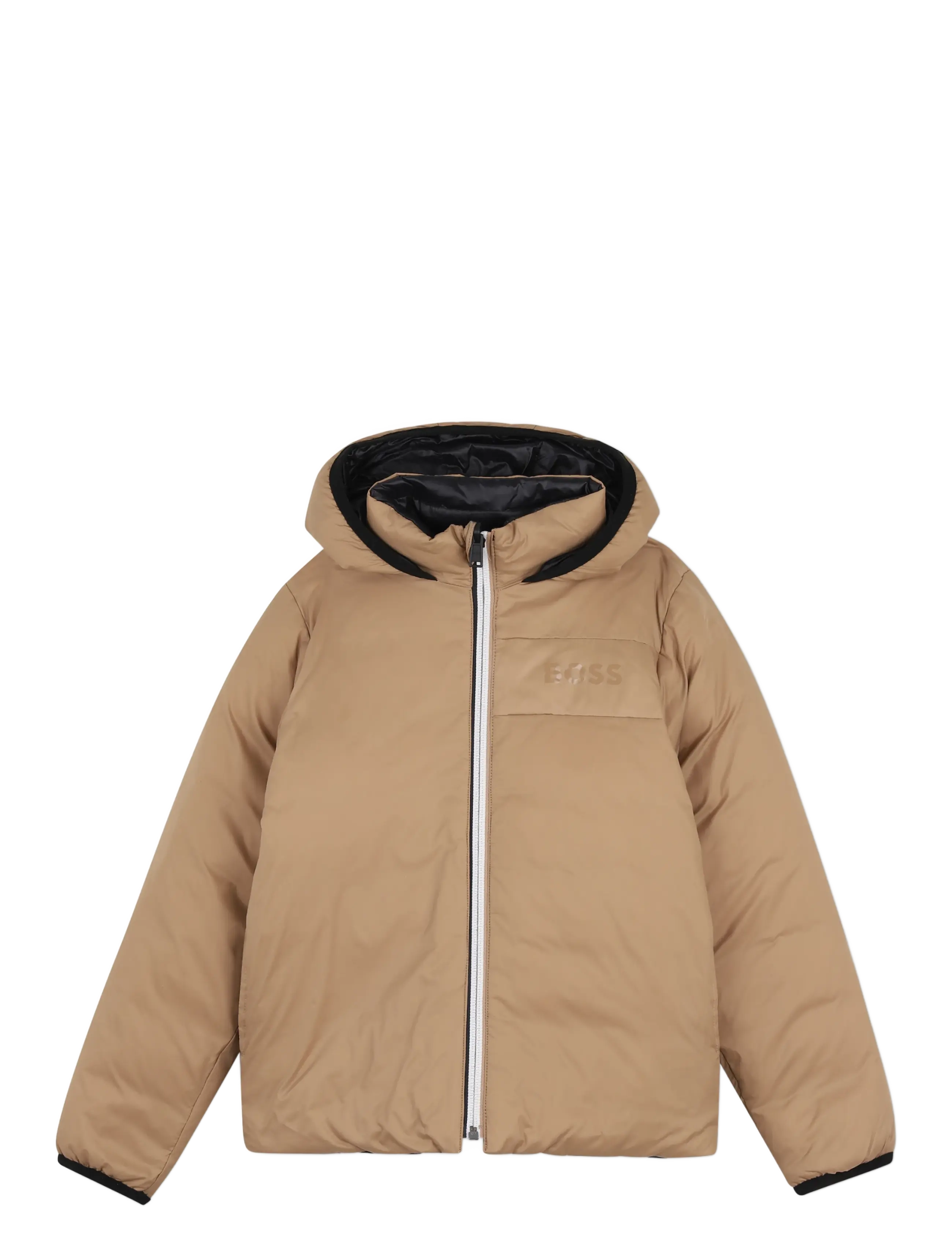 BOSS REVERSIBLE PUFFER JACKET - Daunen- und Steppjacken - COOKIE / beige