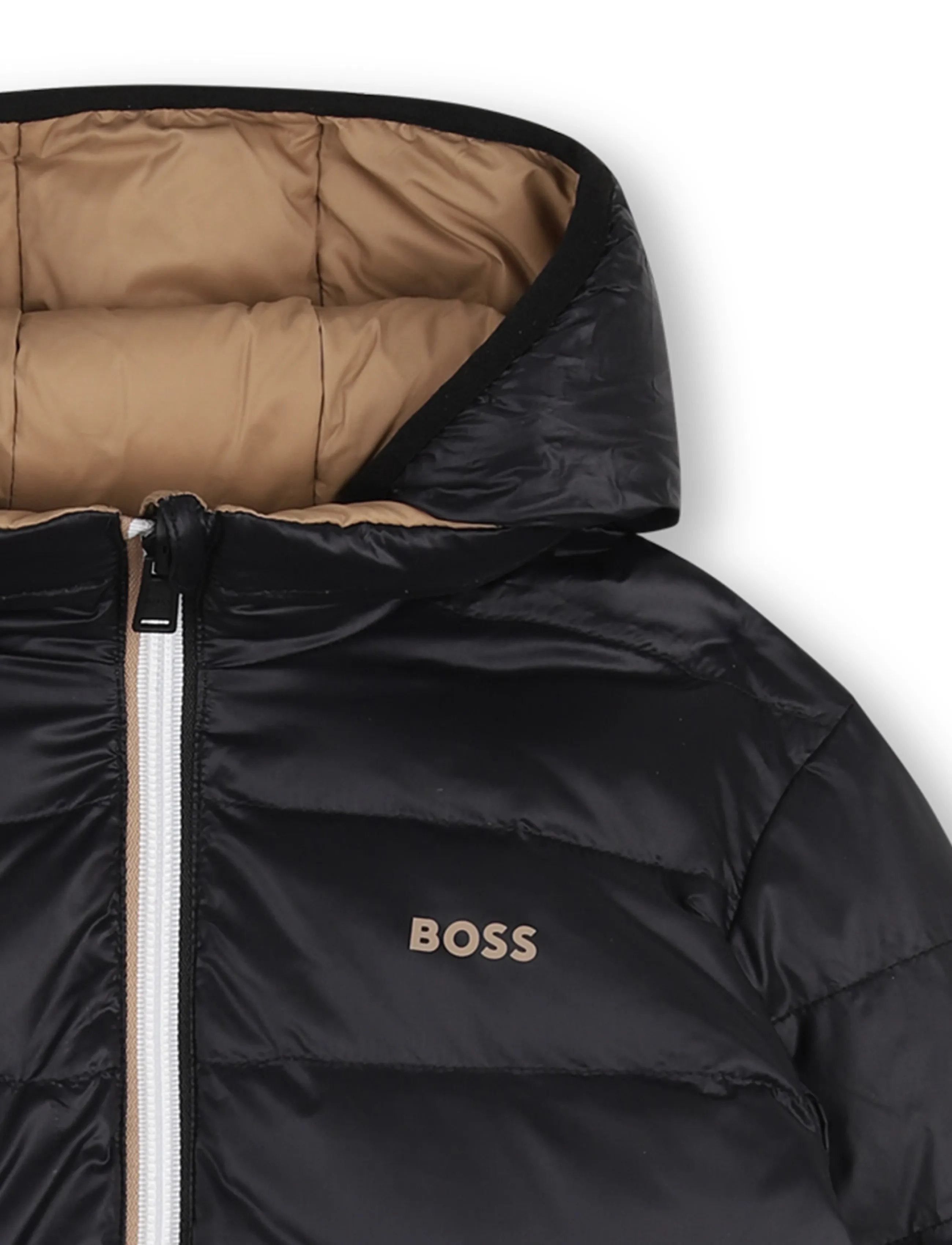 BOSS - REVERSIBLE PUFFER JACKET - cookie - 4