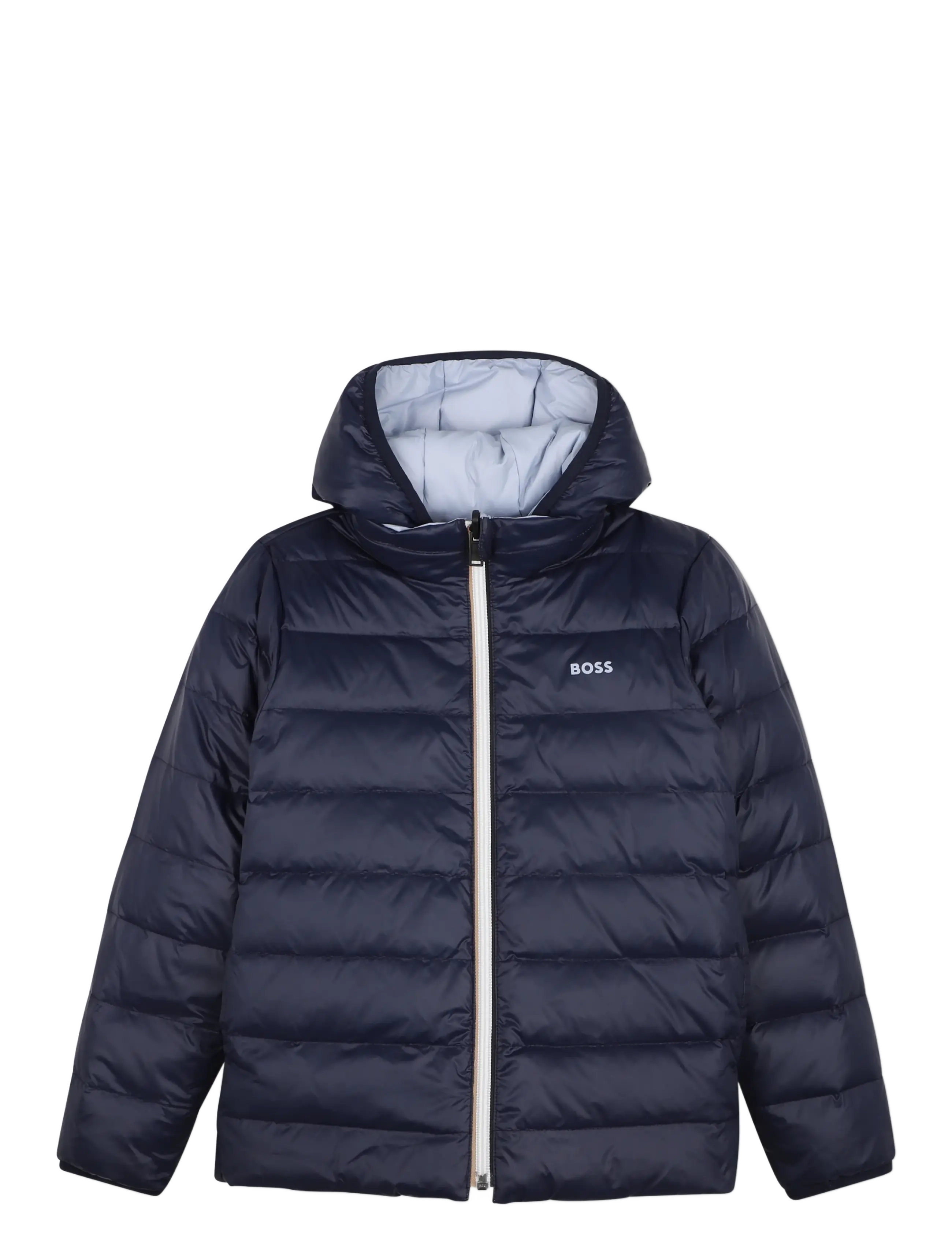 BOSS Reversible Puffer Jacket, 110, Jackets & Coats, Marineblau - Padded, Kinder