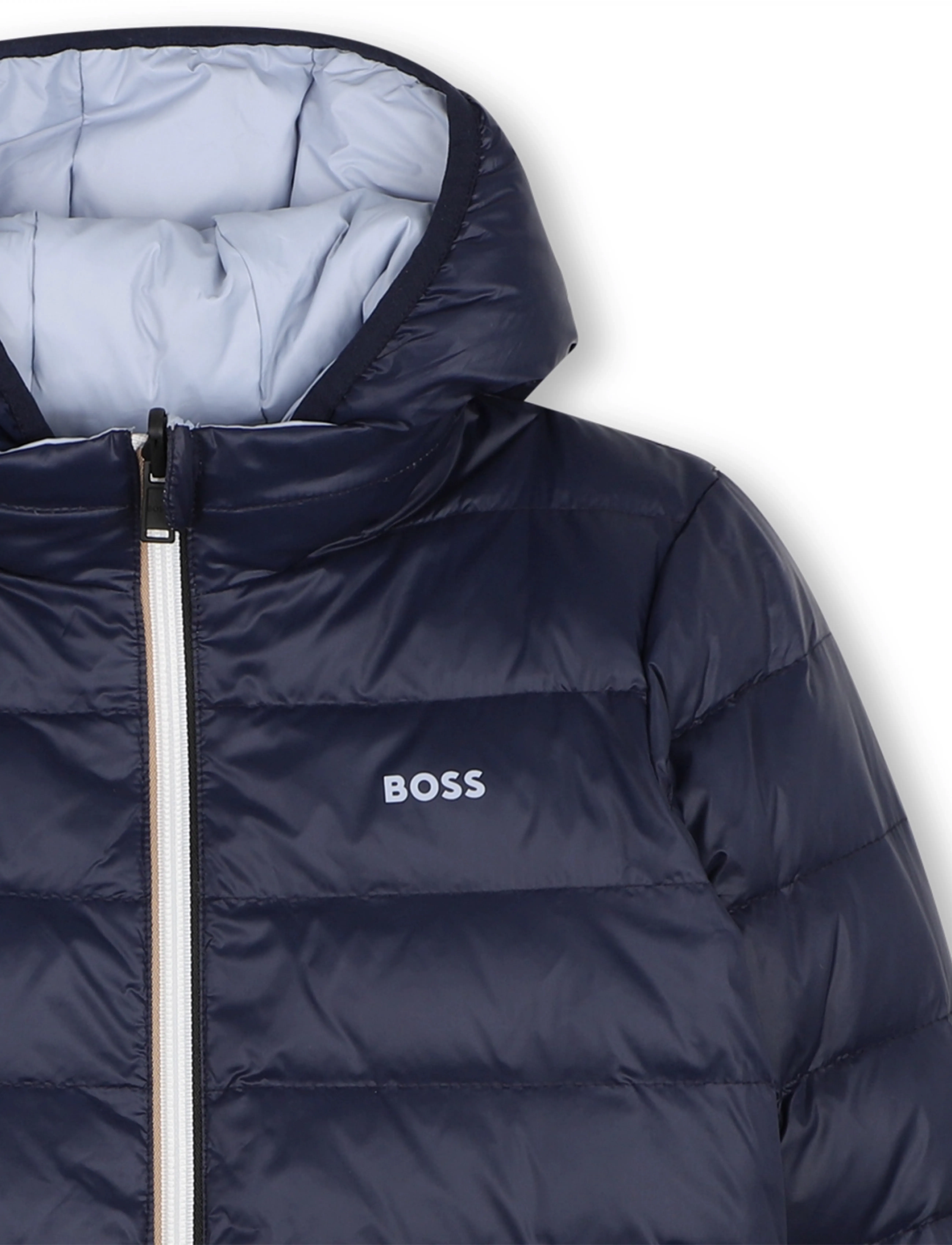 BOSS - REVERSIBLE PUFFER JACKET - pale blue - 4