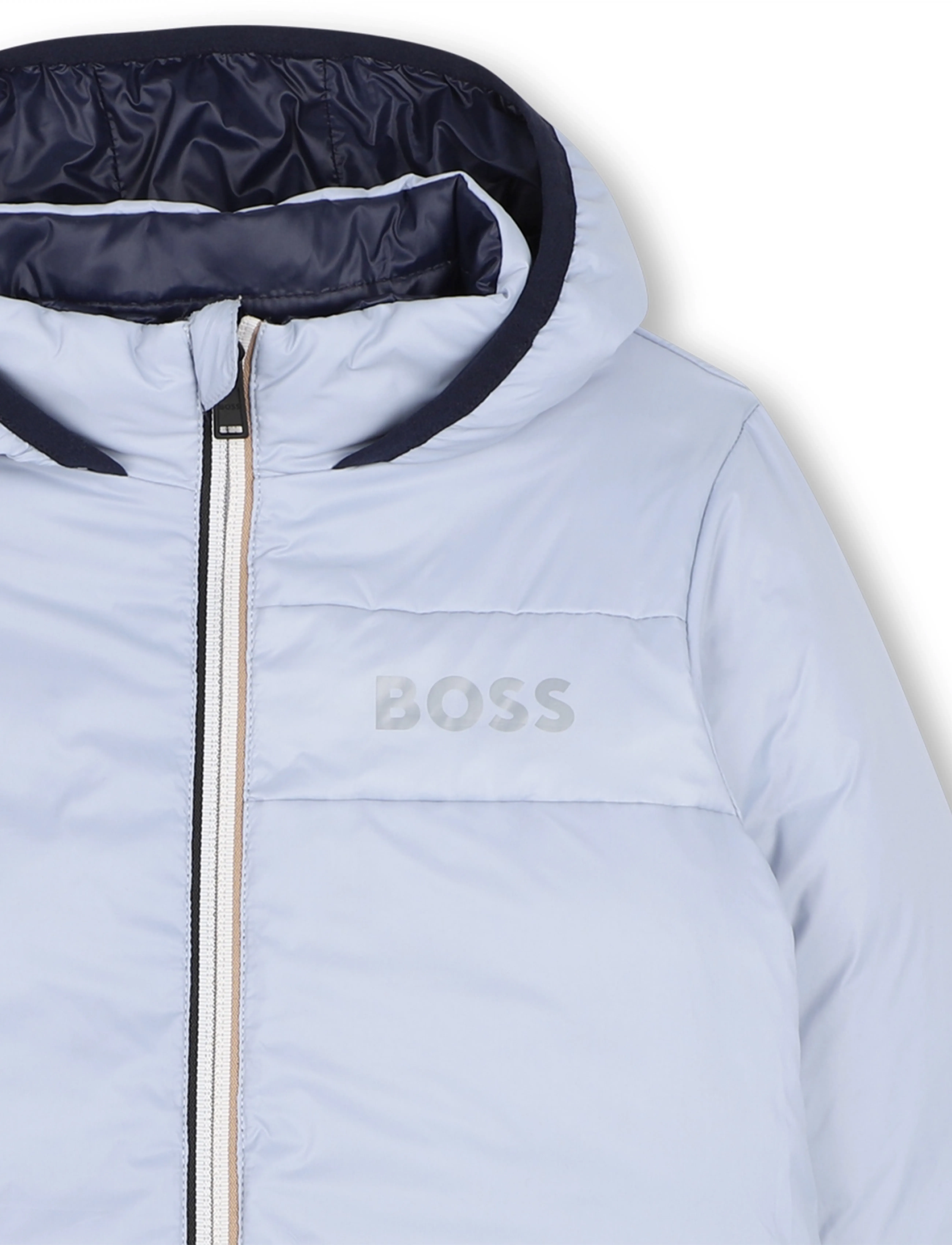 BOSS - REVERSIBLE PUFFER JACKET - pale blue - 5