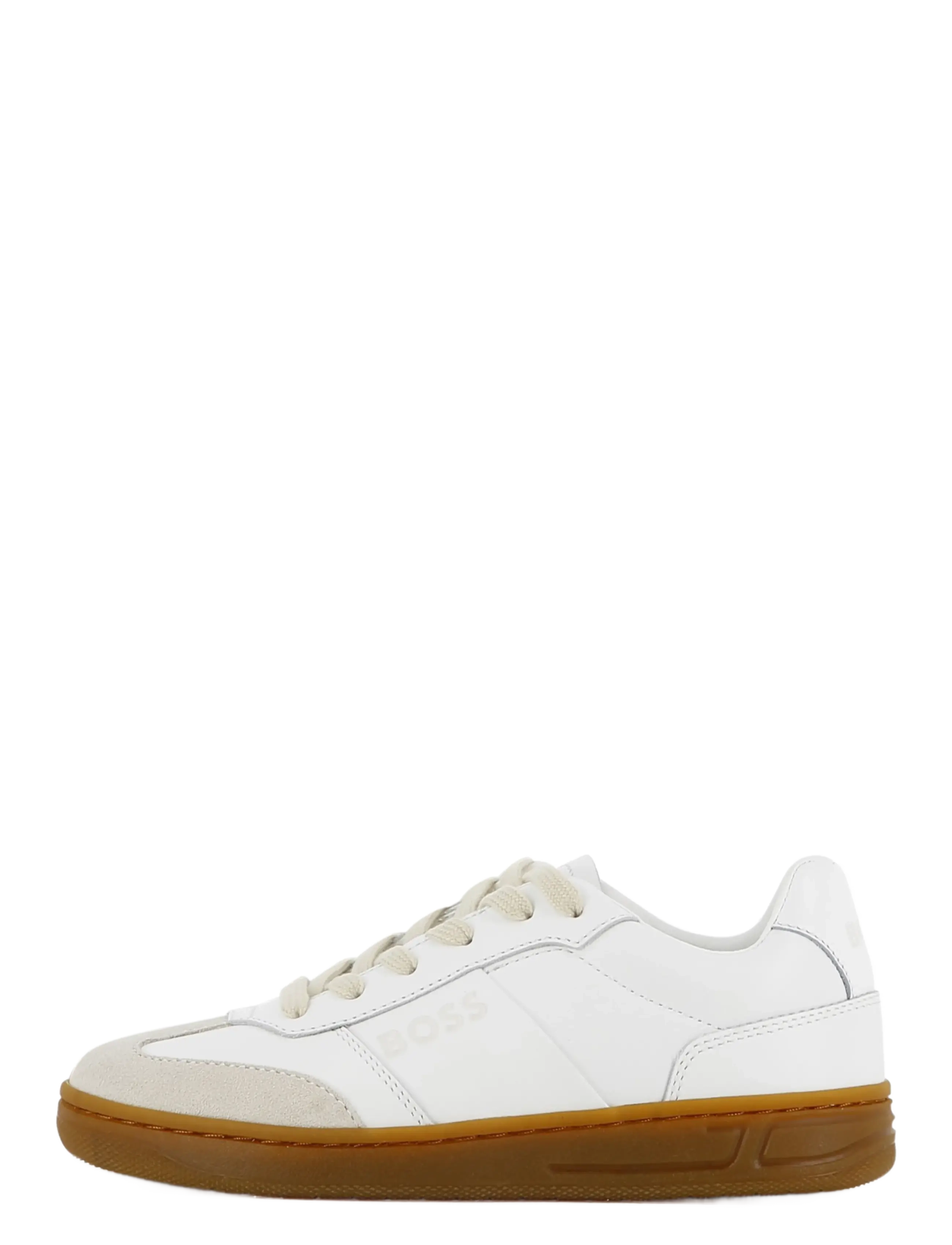 BOSS TRAINERS - BOSS Kidswear - WHITE / white