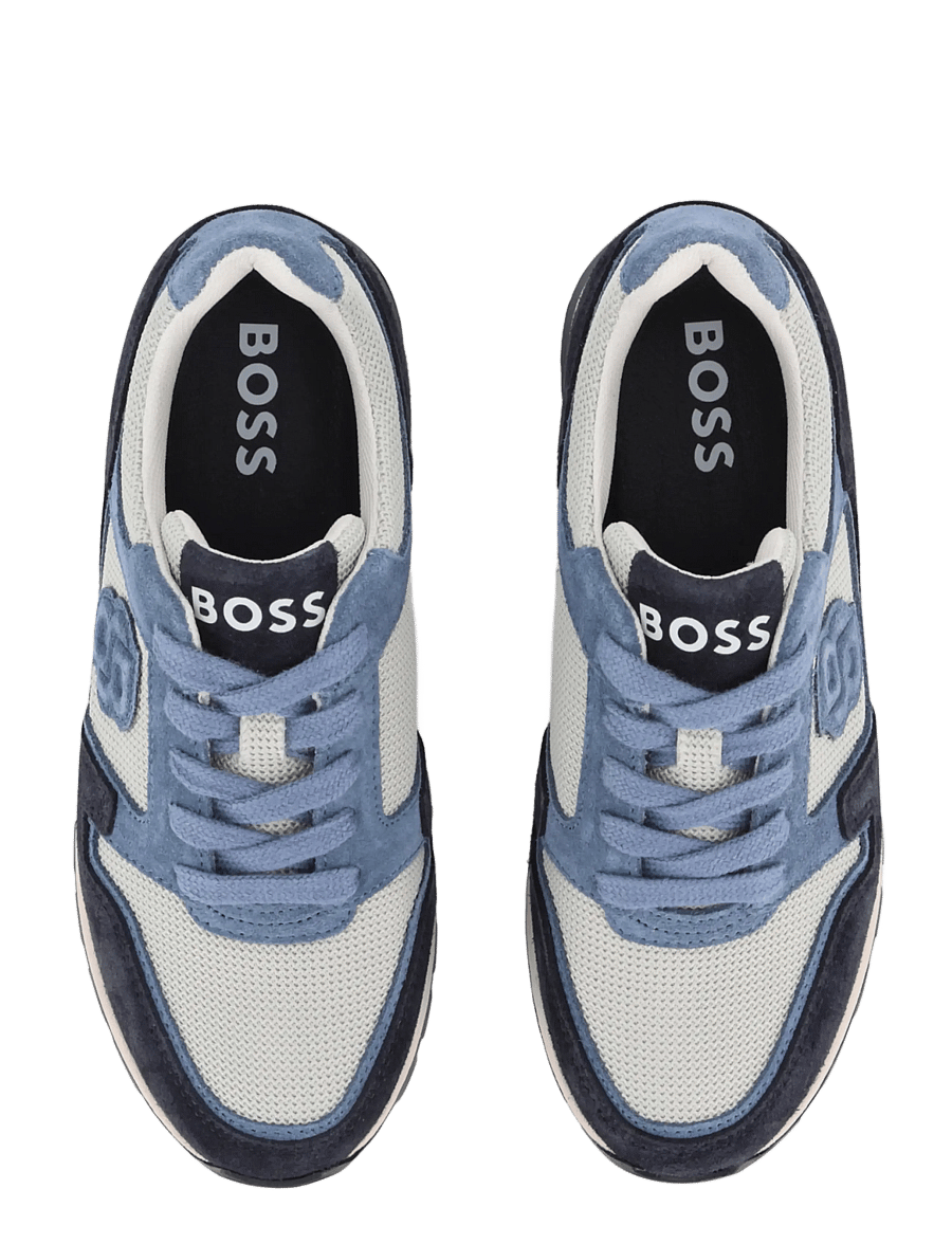 BOSS - TRAINERS - niedriger schnitt - navy - 2