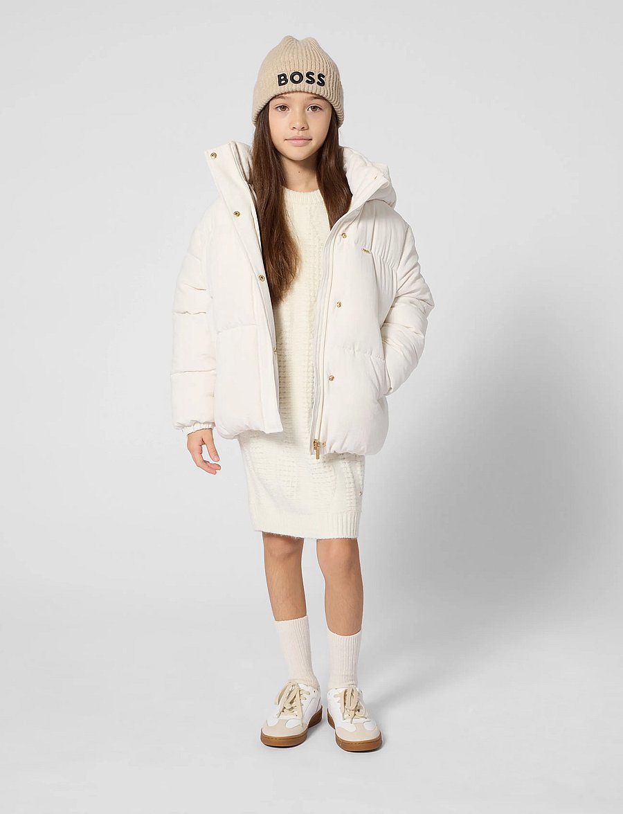 BOSS - PULL ON HAT - wintermützen - off white marl - 0