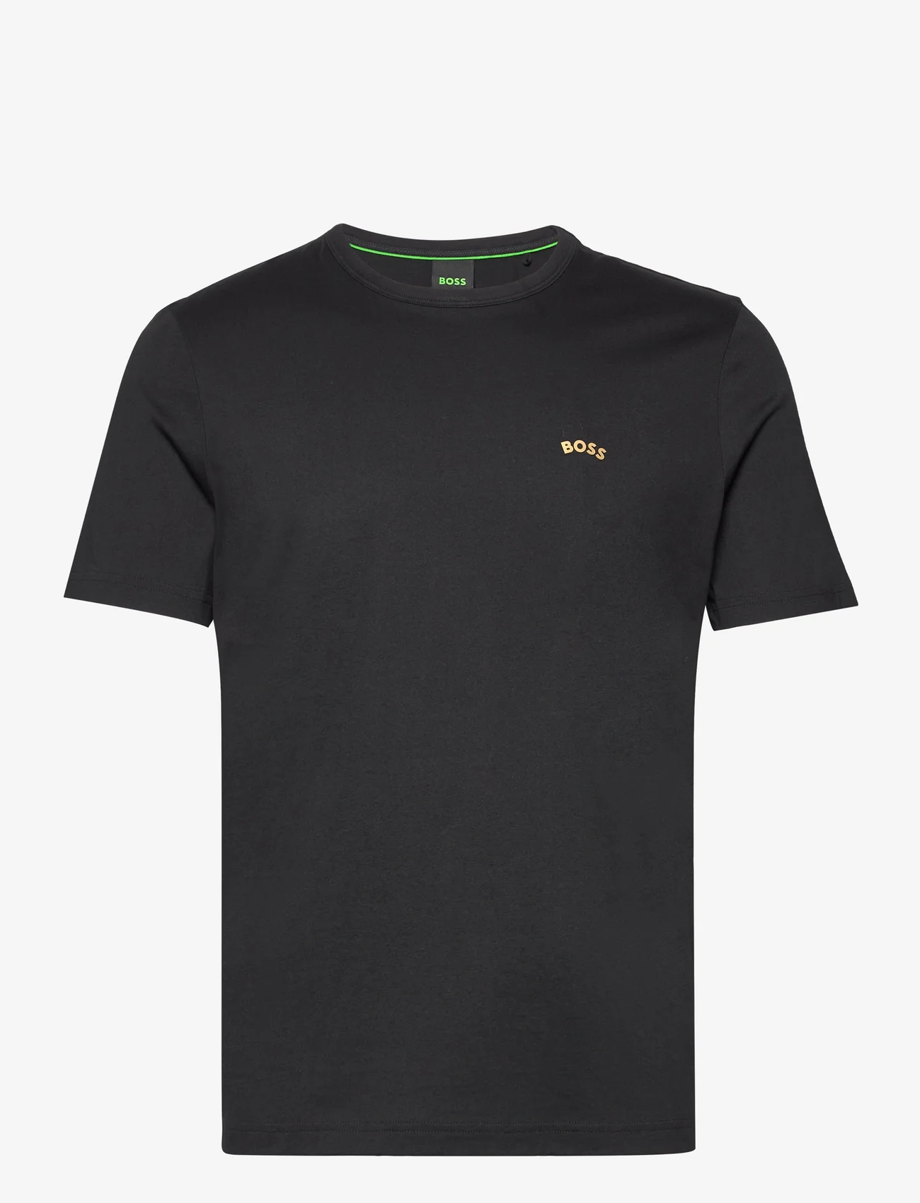 BOSS - Tee Curved - t-shirts - black - 0