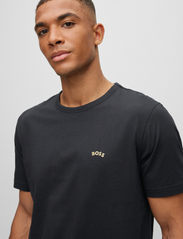 BOSS - Tee Curved - short-sleeved t-shirts - black - 3