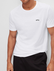 BOSS - Tee Curved - t-shirts - white - 3