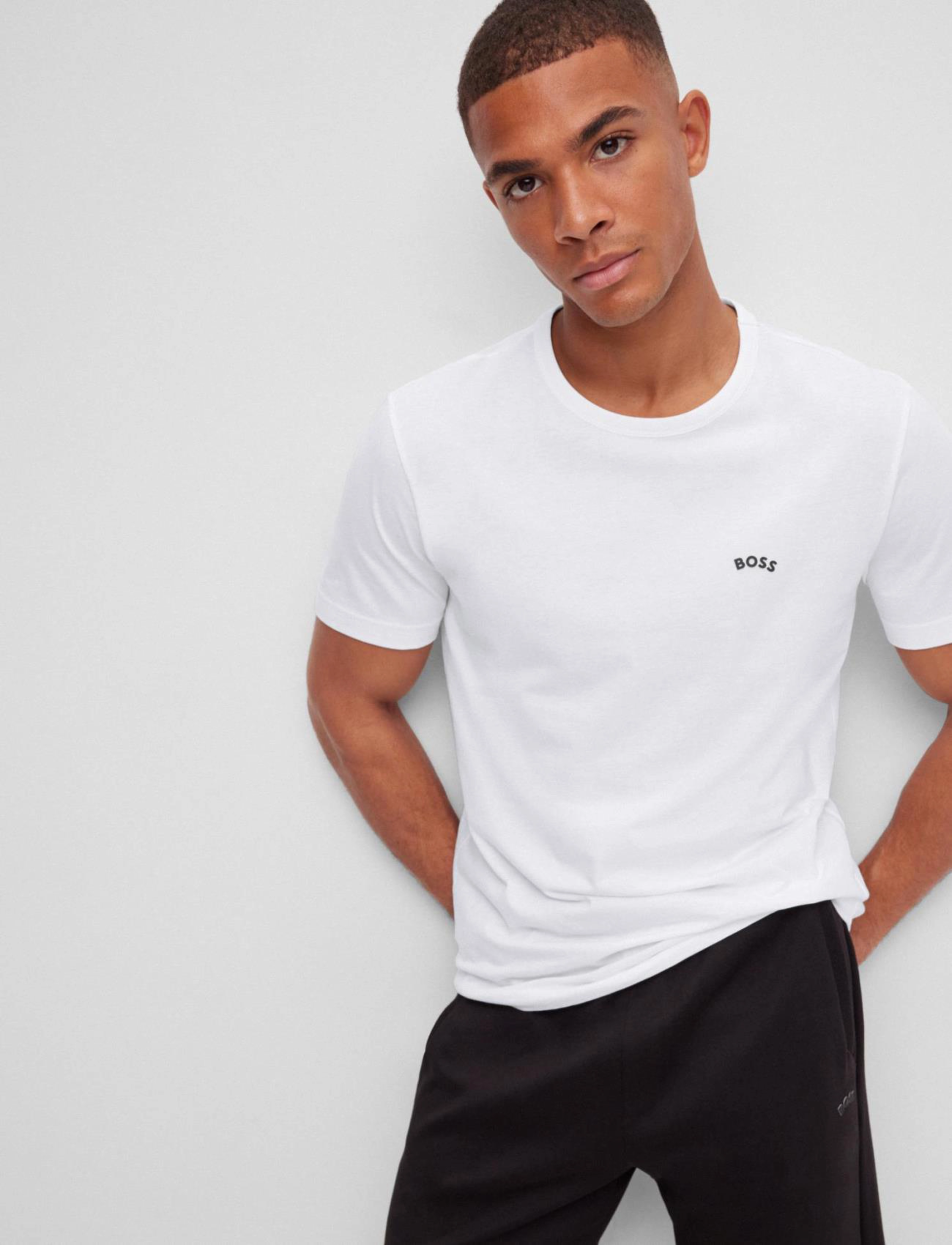 BOSS - Tee Curved - white - 4