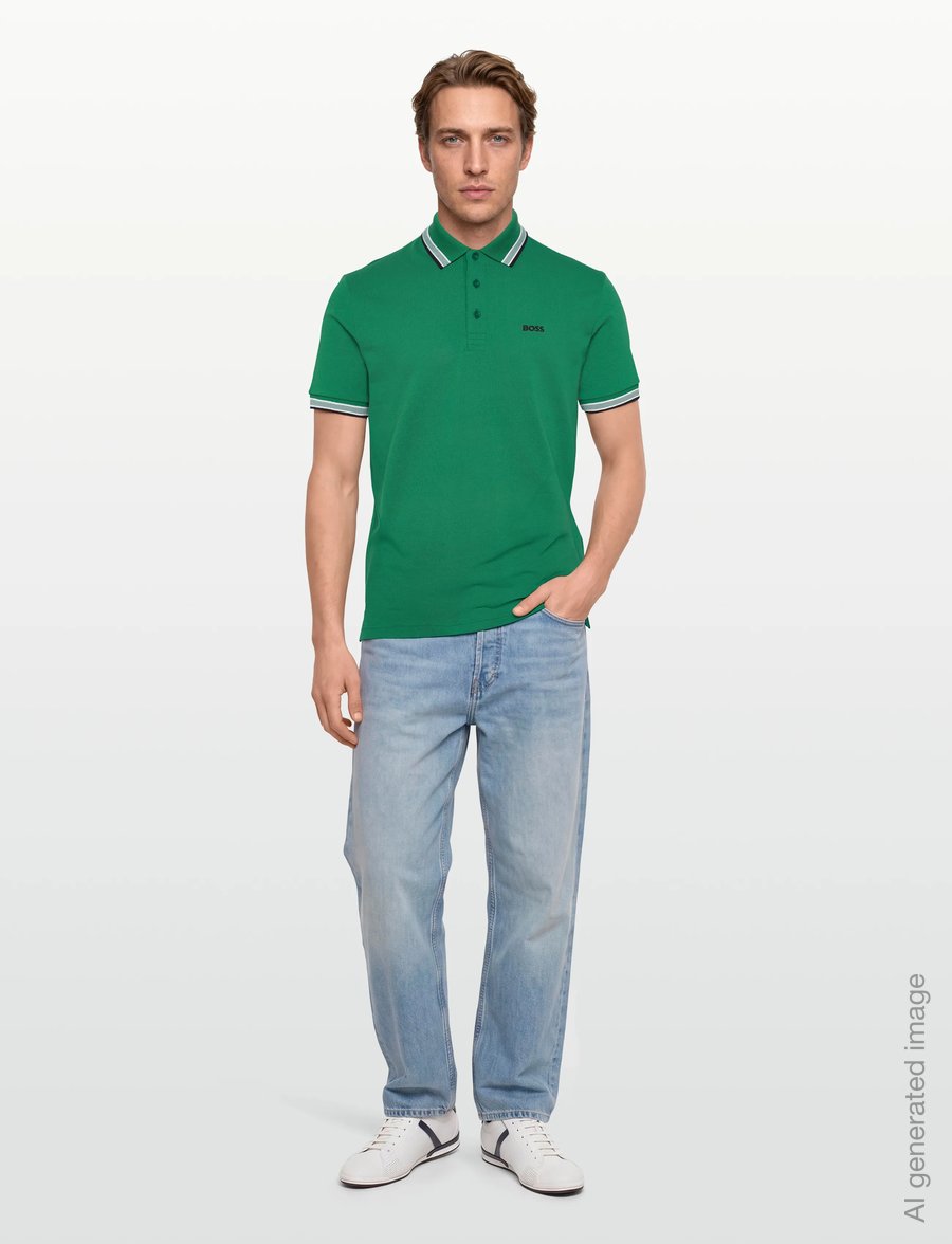 BOSS - Paddy - oberteile & t-shirts - bright green - 0