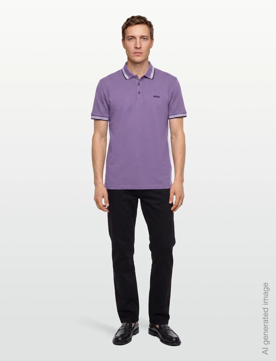 BOSS - Paddy - oberteile & t-shirts - bright purple - 0