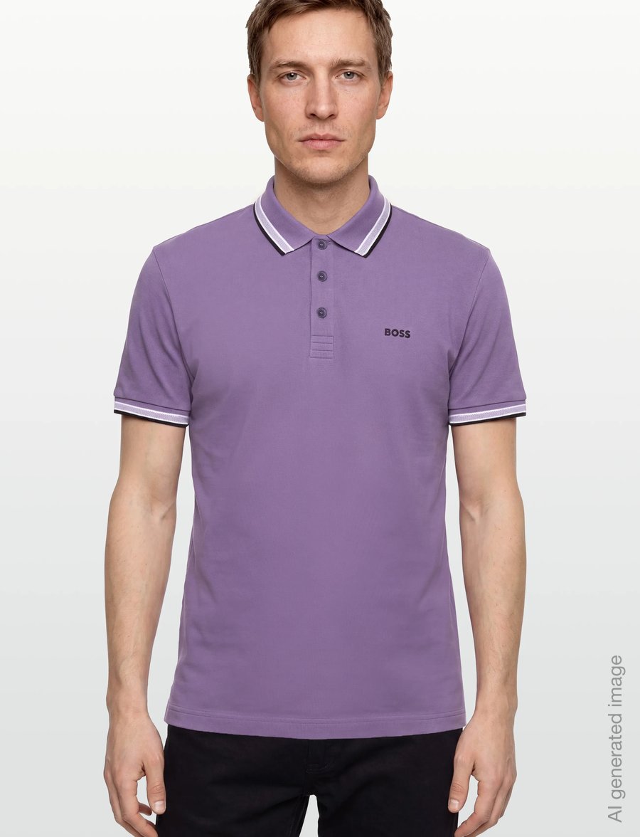 BOSS - Paddy - oberteile & t-shirts - bright purple - 3