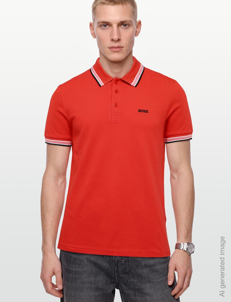 BOSS - Paddy - oberteile & t-shirts - bright red - 3