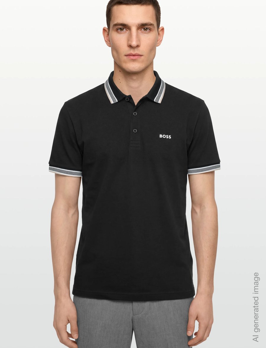 BOSS - Paddy - oberteile & t-shirts - charcoal - 3
