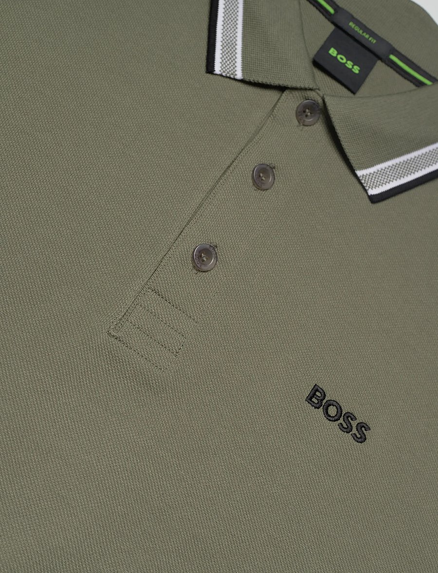 BOSS - Paddy - oberteile & t-shirts - dark beige - 2