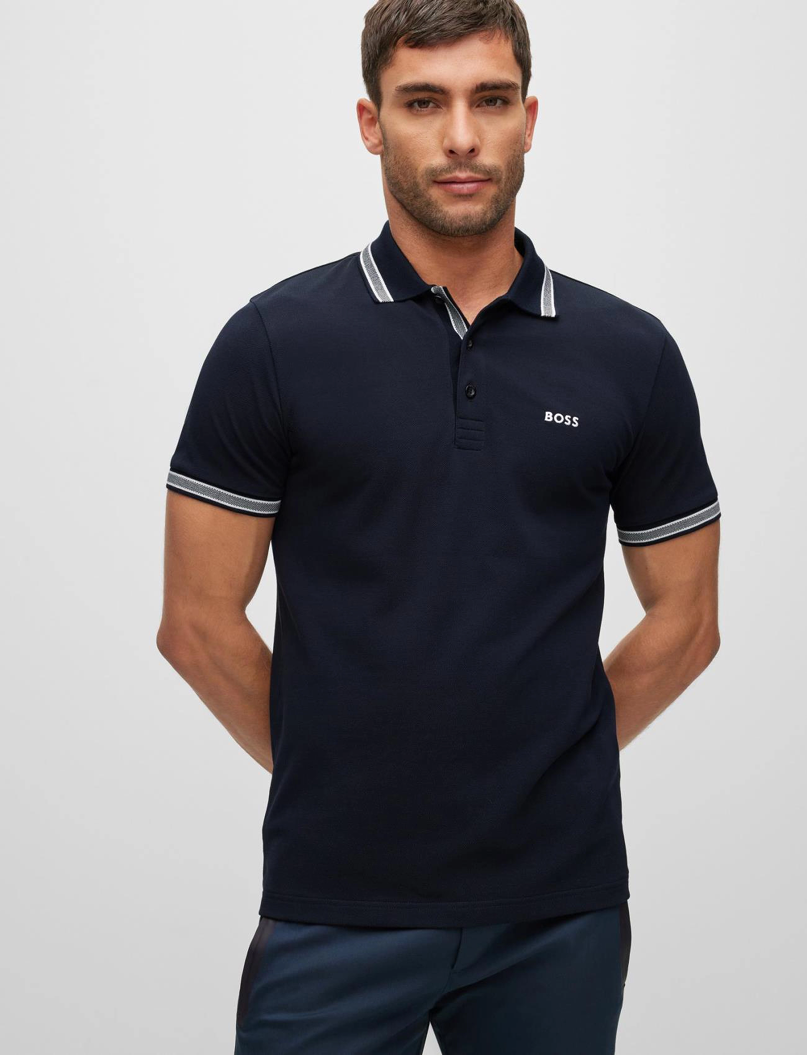 BOSS - Paddy - toppe & t-shirts - dark blue - 4