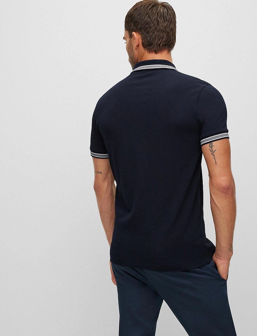 BOSS - Paddy - oberteile & t-shirts - dark blue - 5