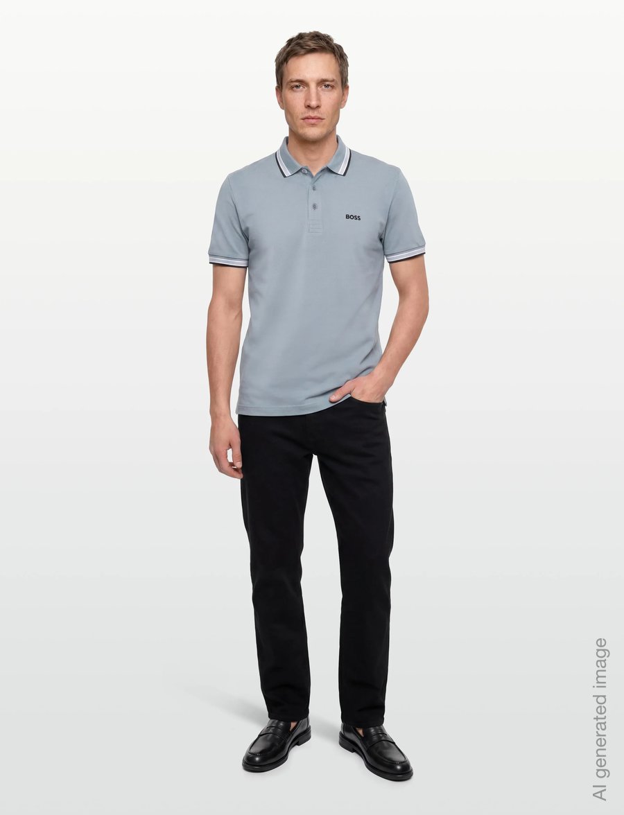 BOSS - Paddy - oberteile & t-shirts - dark grey - 0