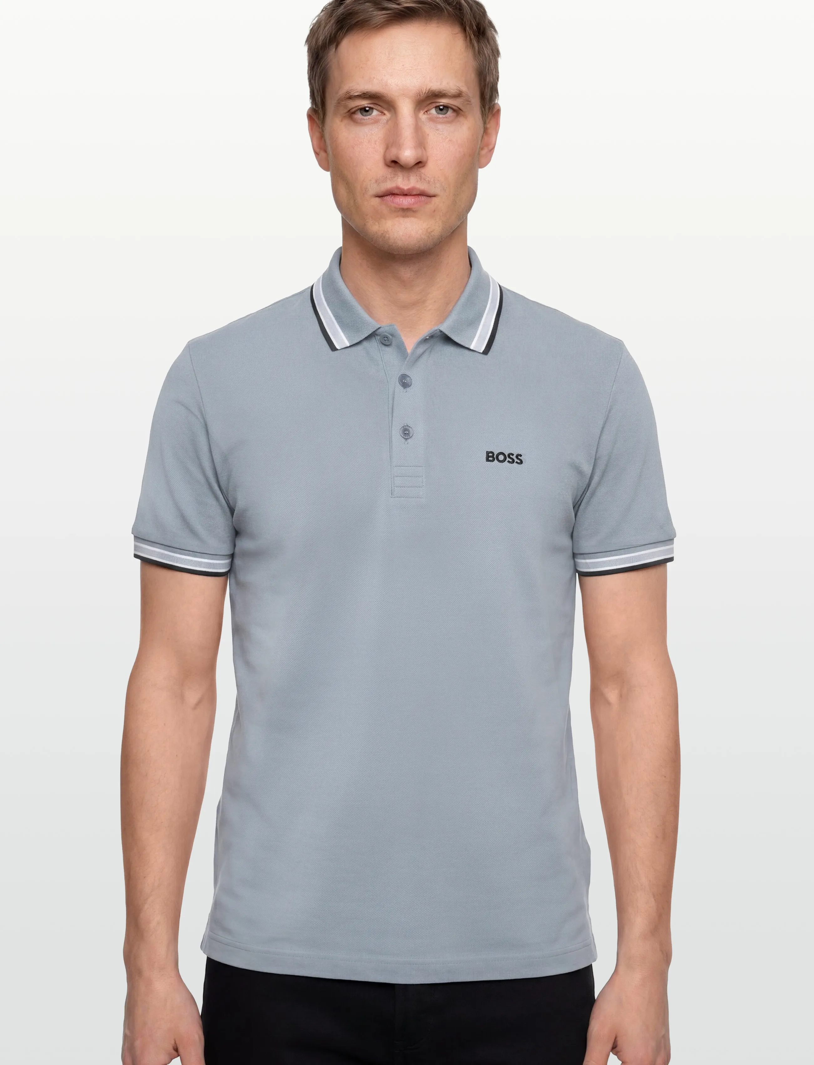 BOSS - Paddy - oberteile & t-shirts - dark grey - 3