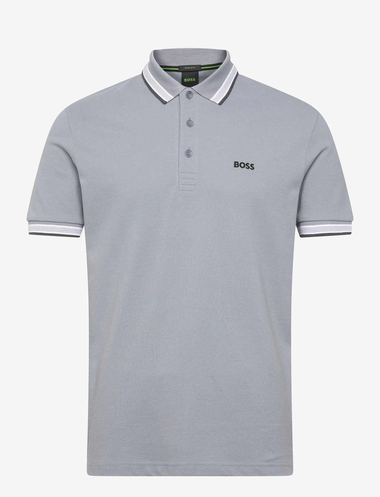 BOSS - Paddy - kortærmede poloer - dark grey - 0