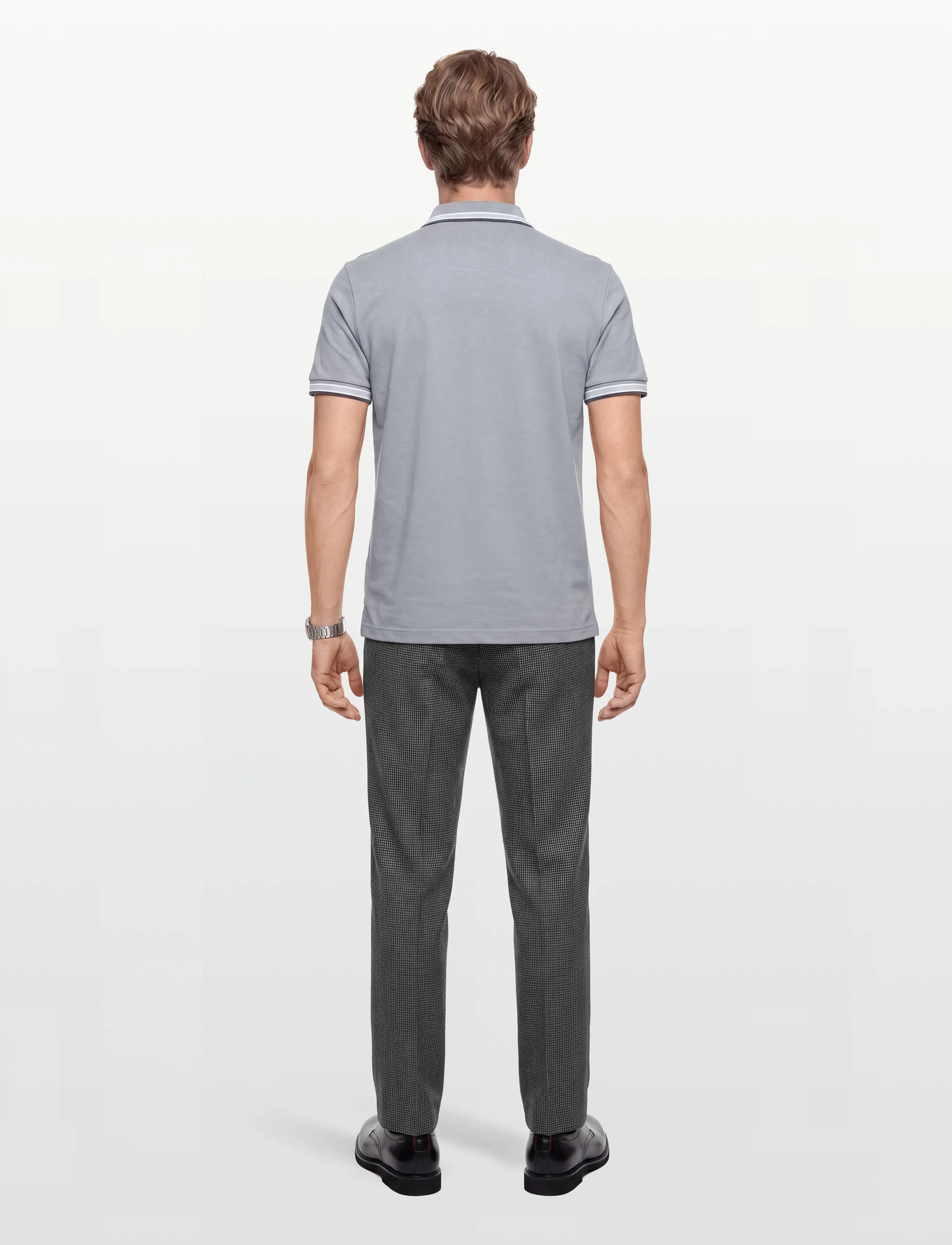 BOSS - Paddy - kortærmede poloer - dark grey - 4