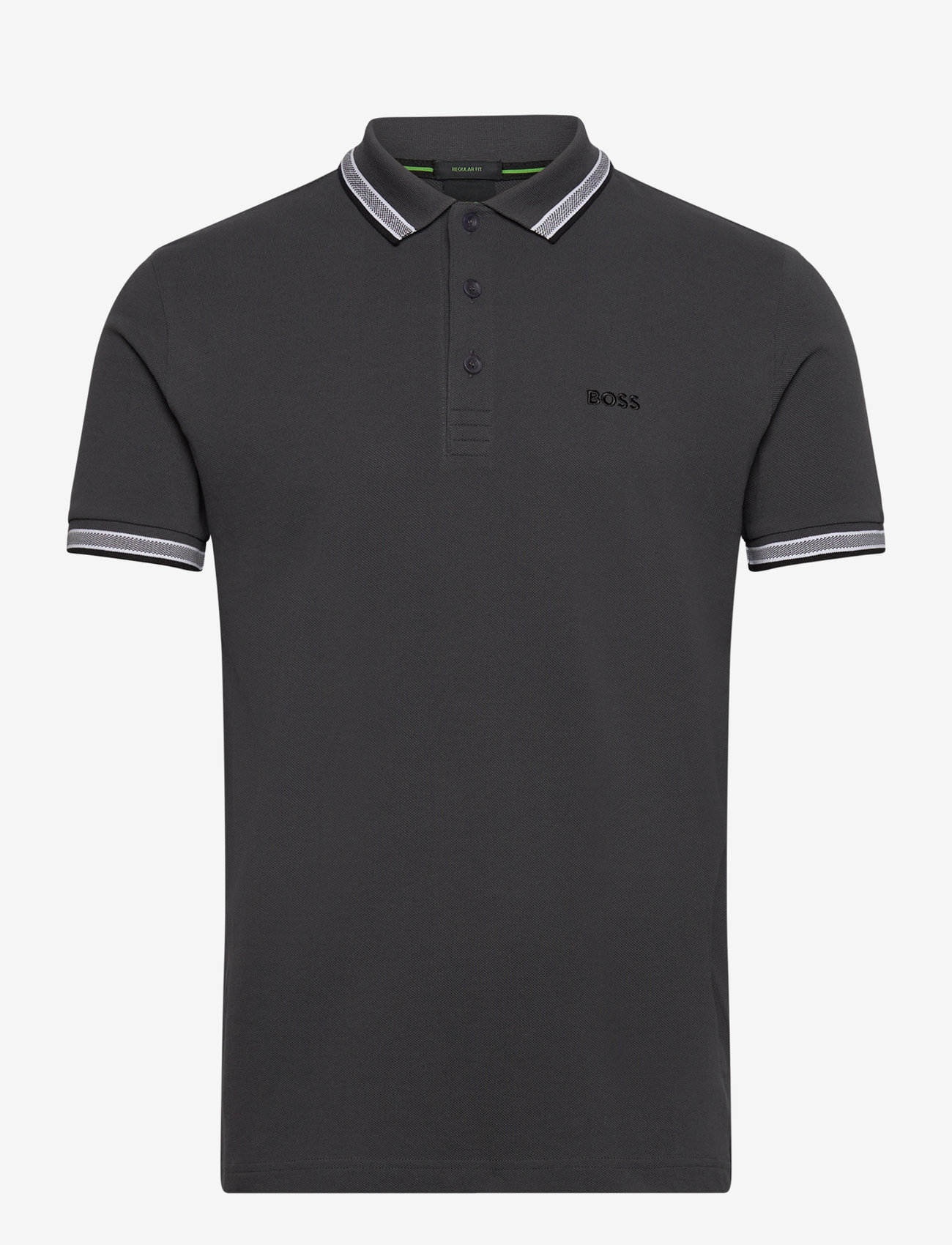 BOSS - Paddy - kortærmede poloer - dark grey - 0