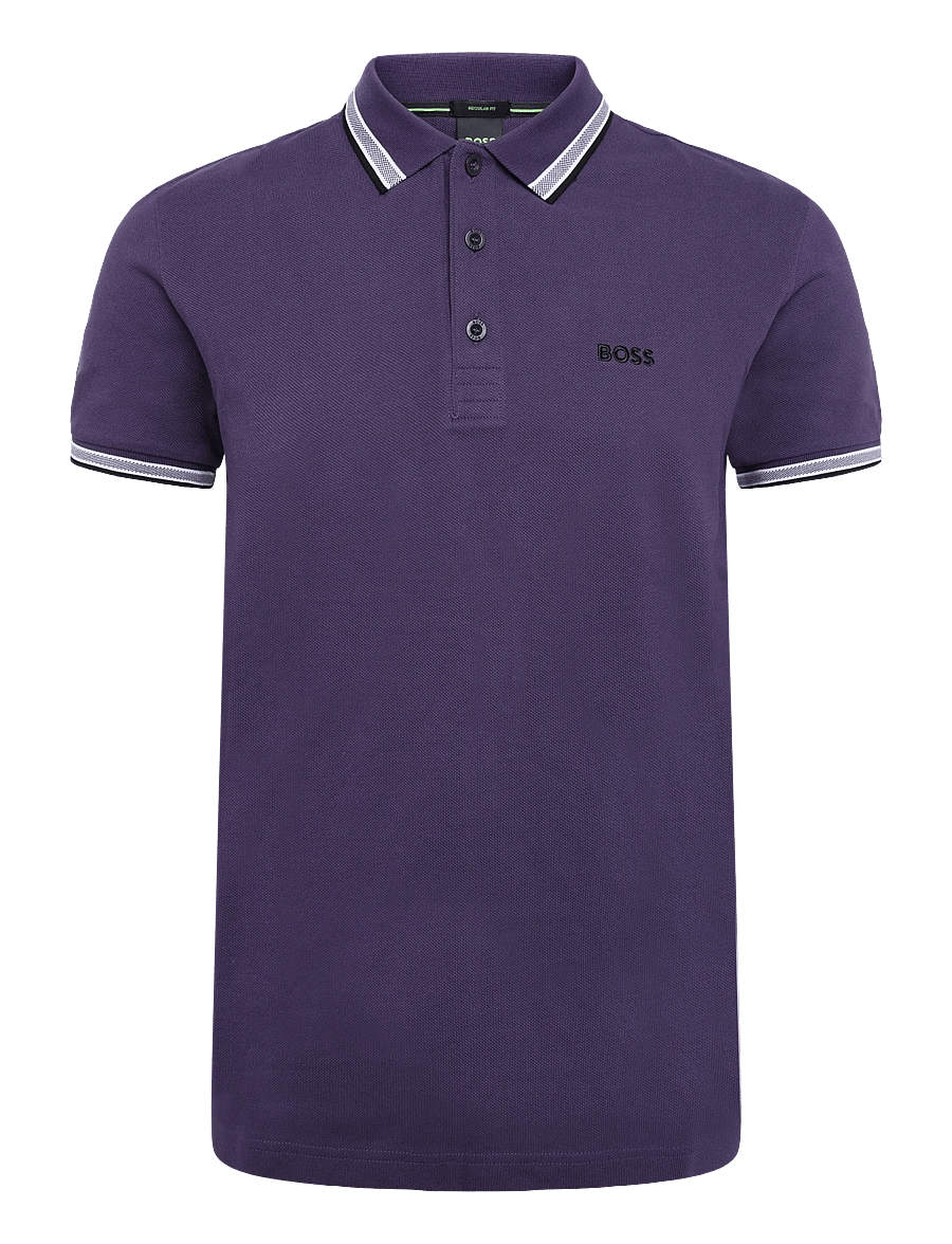 BOSS - Paddy - oberteile & t-shirts - dark purple - 0