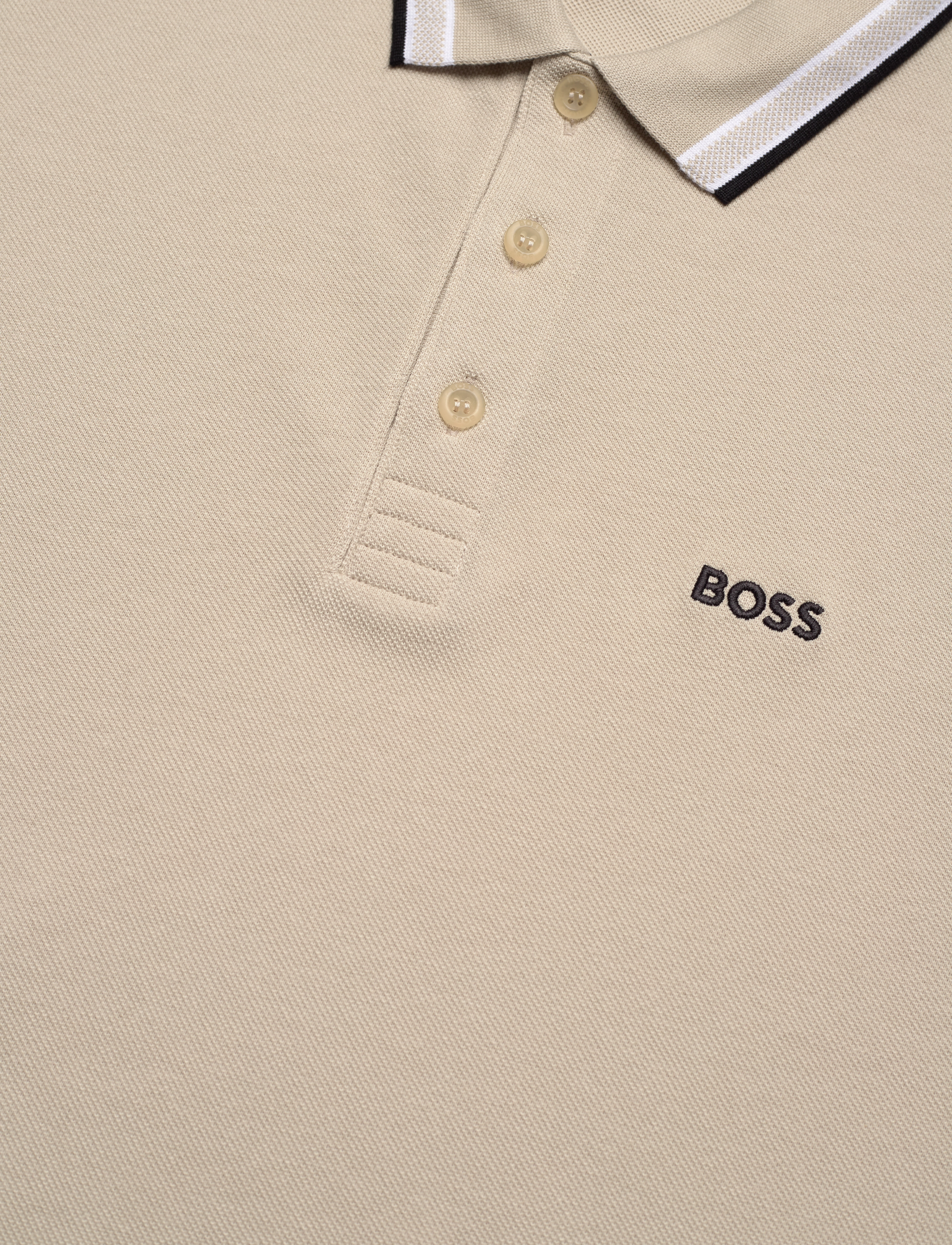 BOSS - Paddy - kortärmade pikéer - light beige - 2