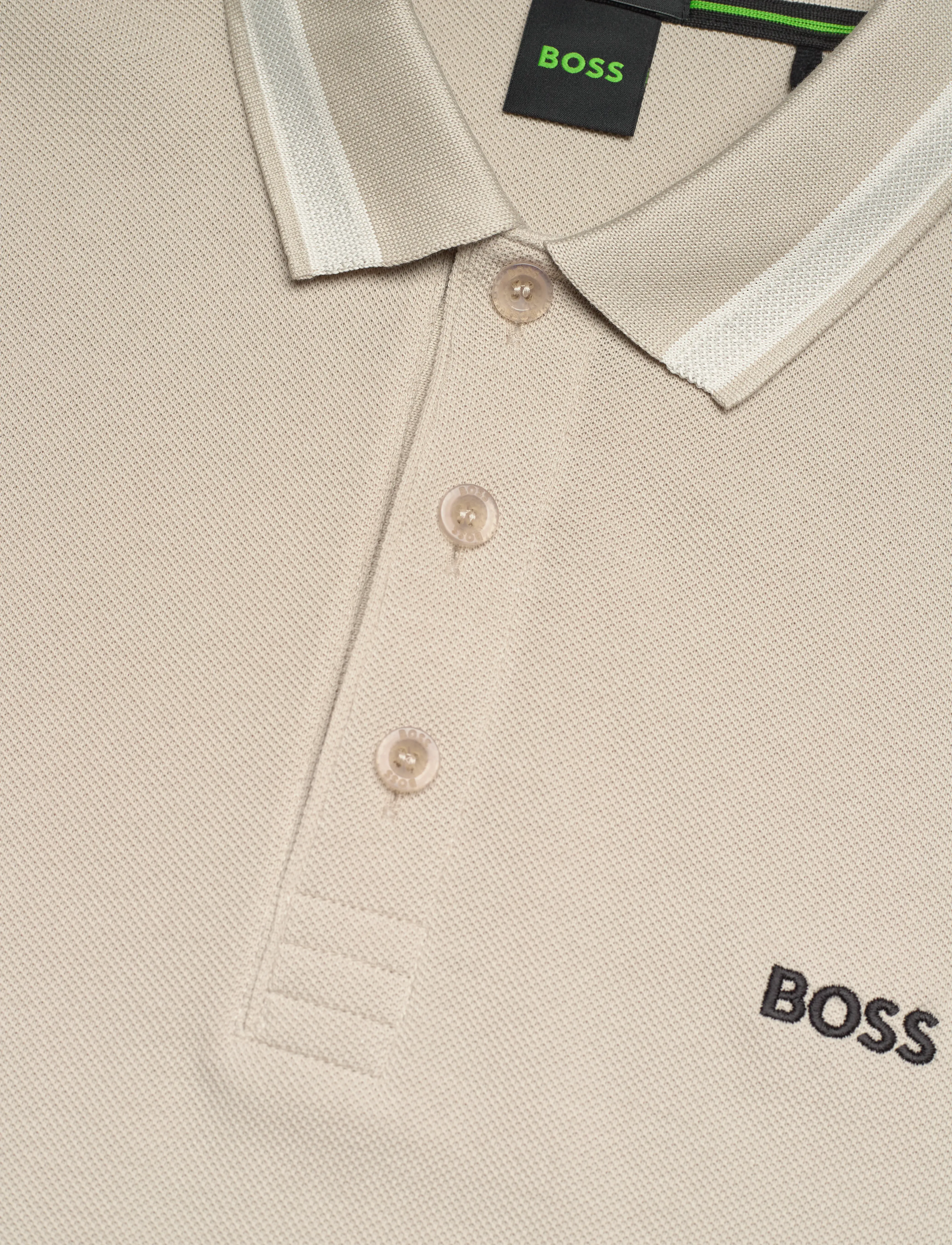 BOSS - Paddy - lühikeste varrukatega polod - light beige - 2