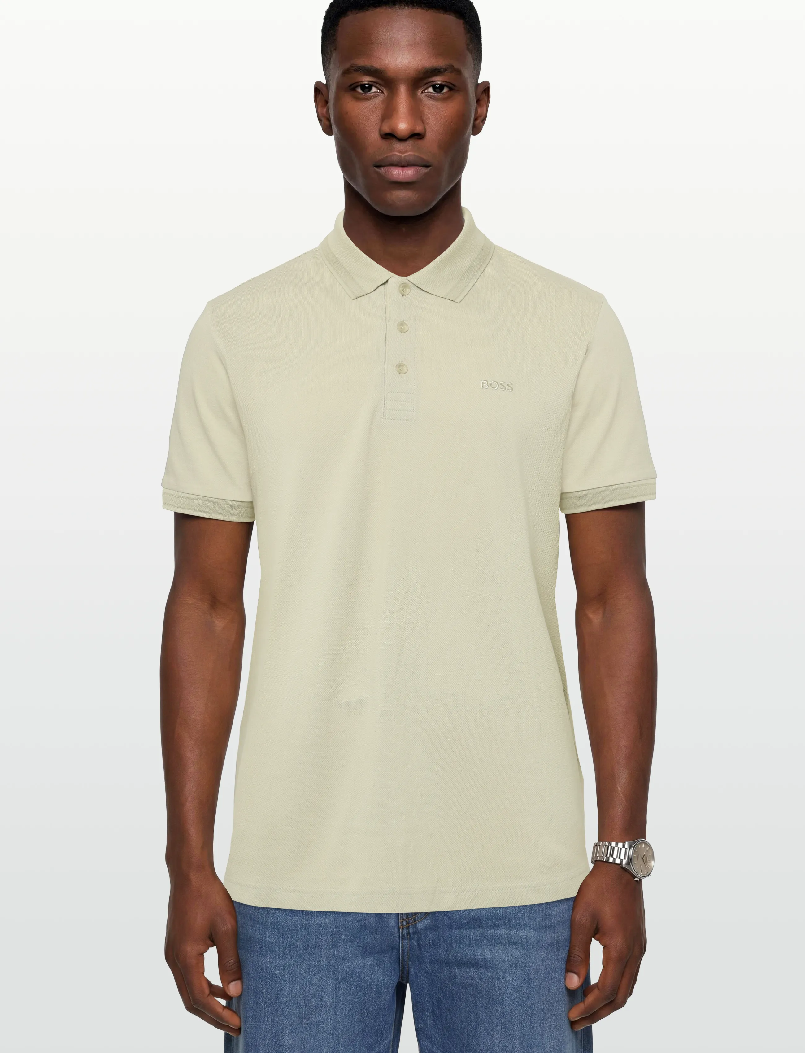 BOSS - Paddy - toppe & t-shirts - light beige - 3