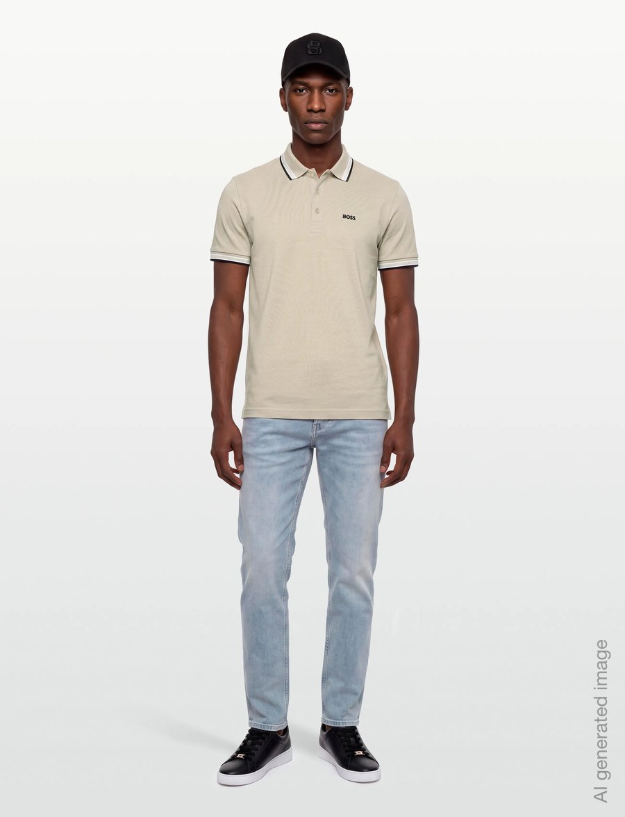 BOSS - Paddy - oberteile & t-shirts - light beige - 0