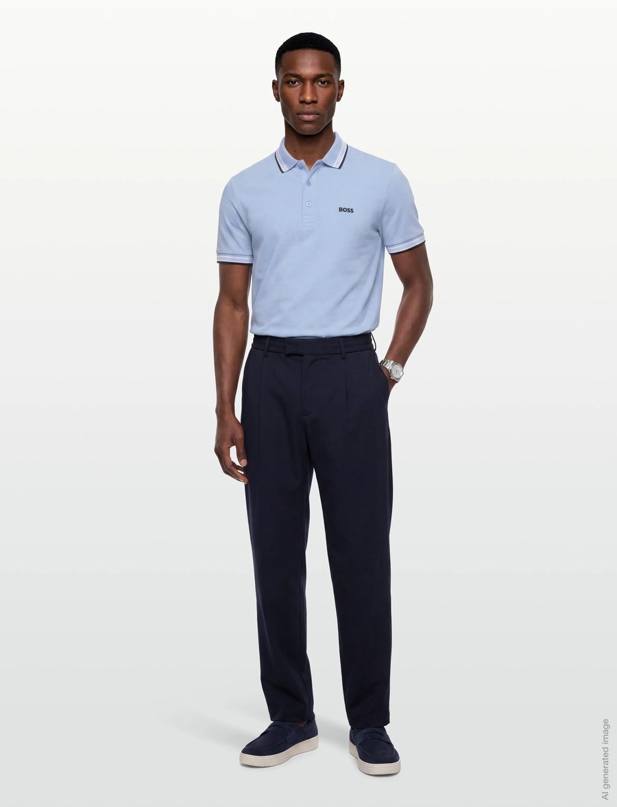 BOSS - Paddy - oberteile & t-shirts - light/pastel blue - 0