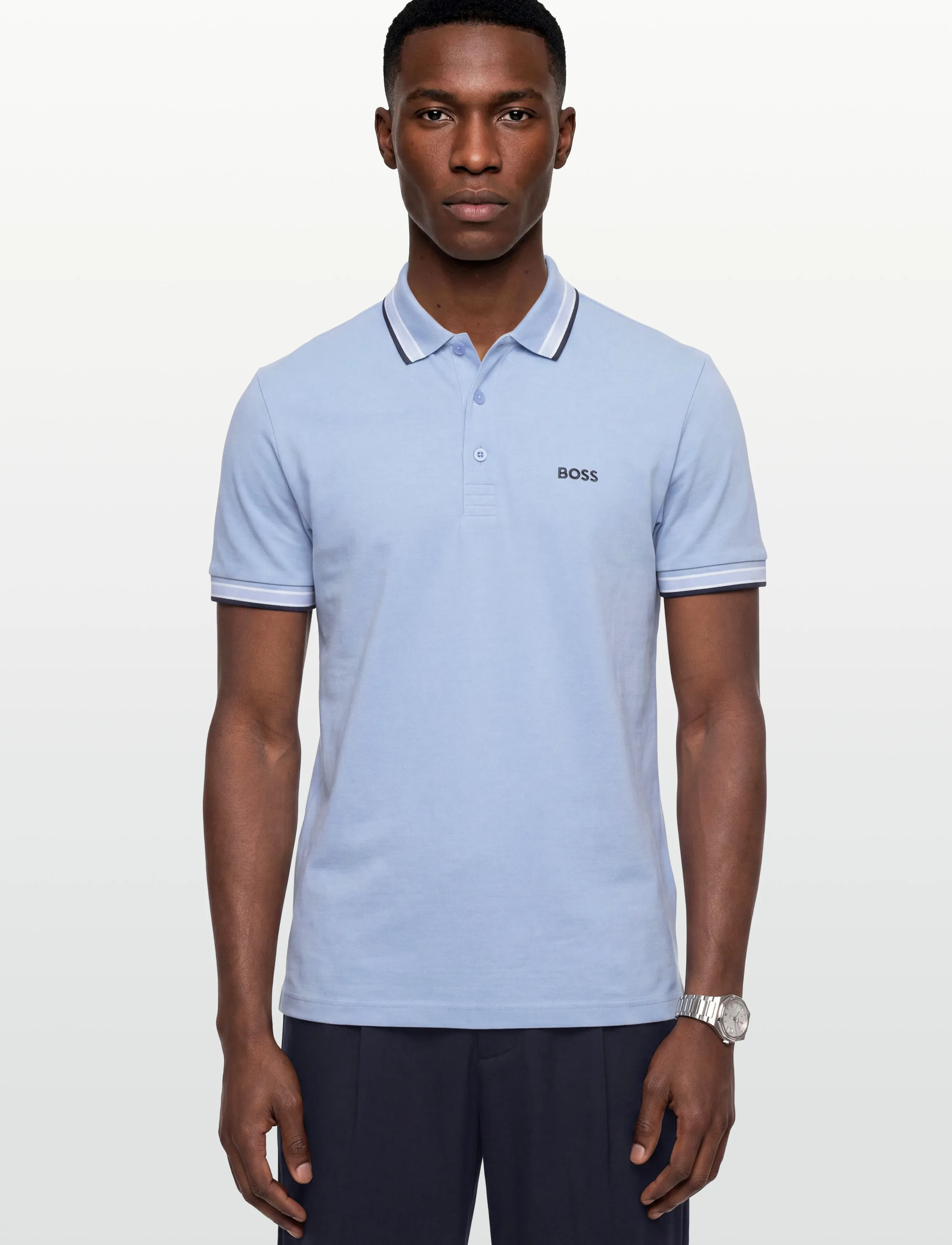 BOSS - Paddy - toppar & t-shirts - light/pastel blue - 3