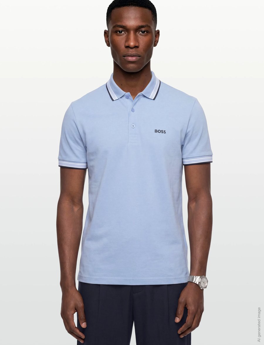 BOSS - Paddy - oberteile & t-shirts - light/pastel blue - 3