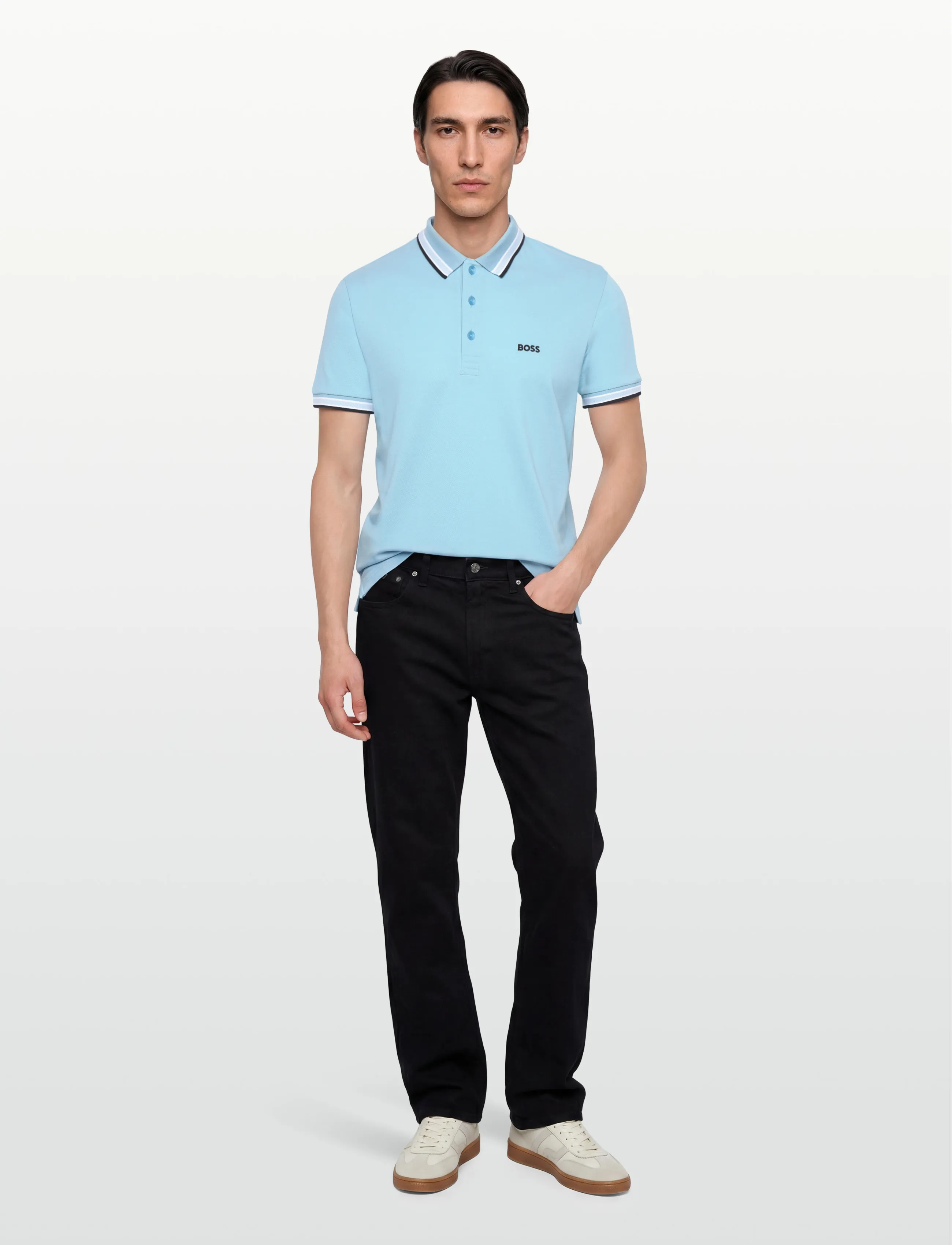 BOSS Paddy, M, Blue, Poloer > Kortærmede, Herre