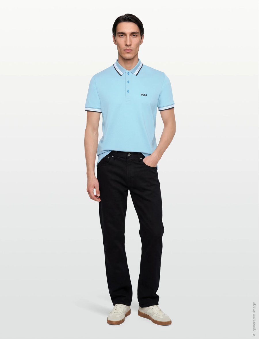 BOSS - Paddy - oberteile & t-shirts - light/pastel blue - 0
