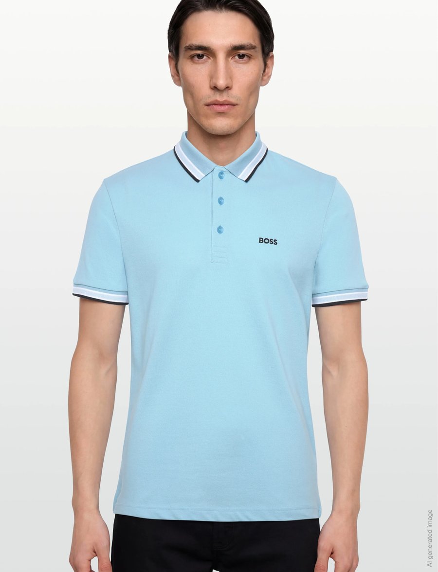 BOSS - Paddy - oberteile & t-shirts - light/pastel blue - 3