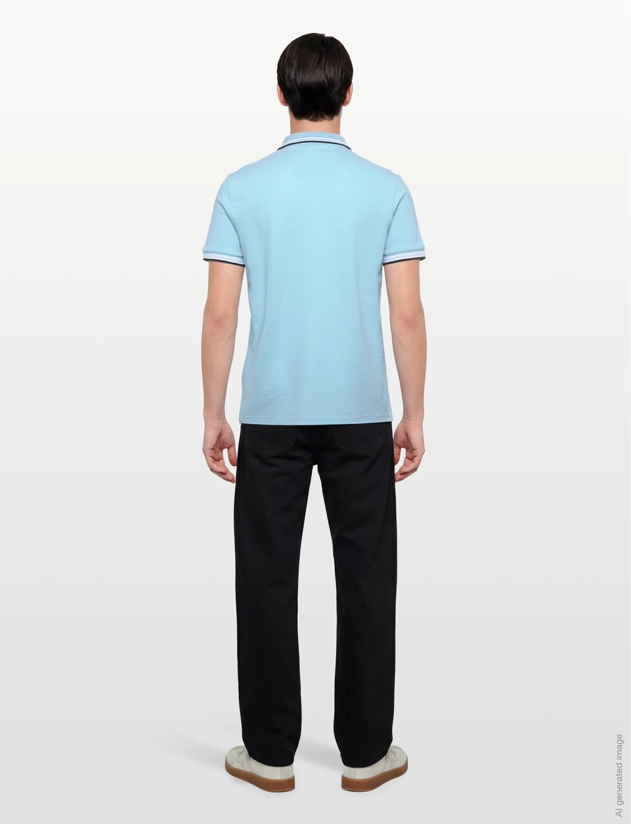 BOSS - Paddy - oberteile & t-shirts - light/pastel blue - 4