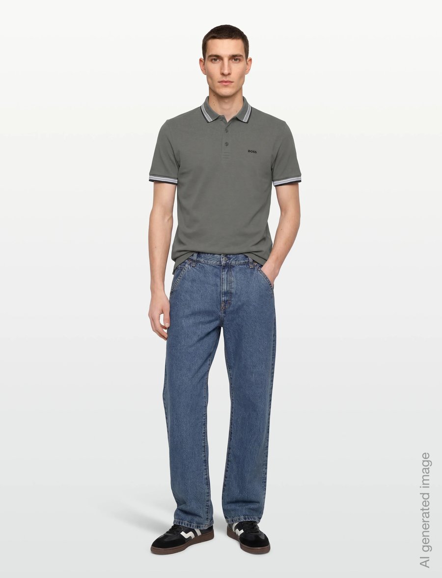 BOSS - Paddy - oberteile & t-shirts - light/pastel grey - 0