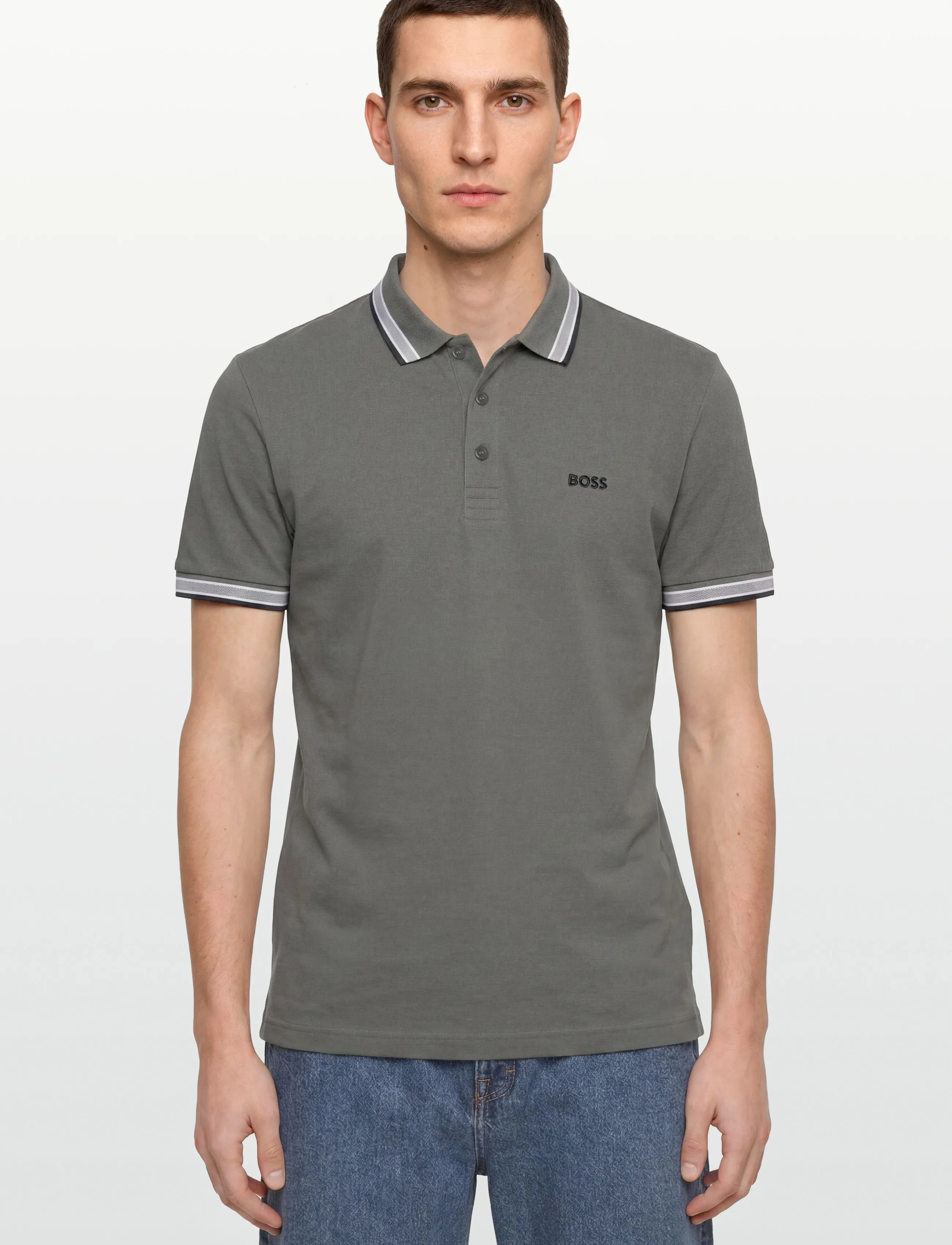 BOSS - Paddy - toppe & t-shirts - light/pastel grey - 3