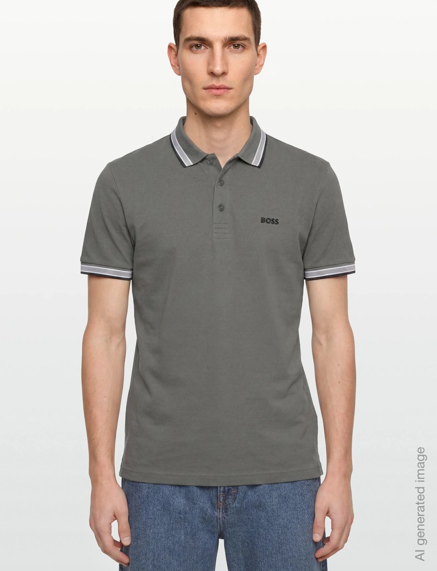 BOSS - Paddy - oberteile & t-shirts - light/pastel grey - 3