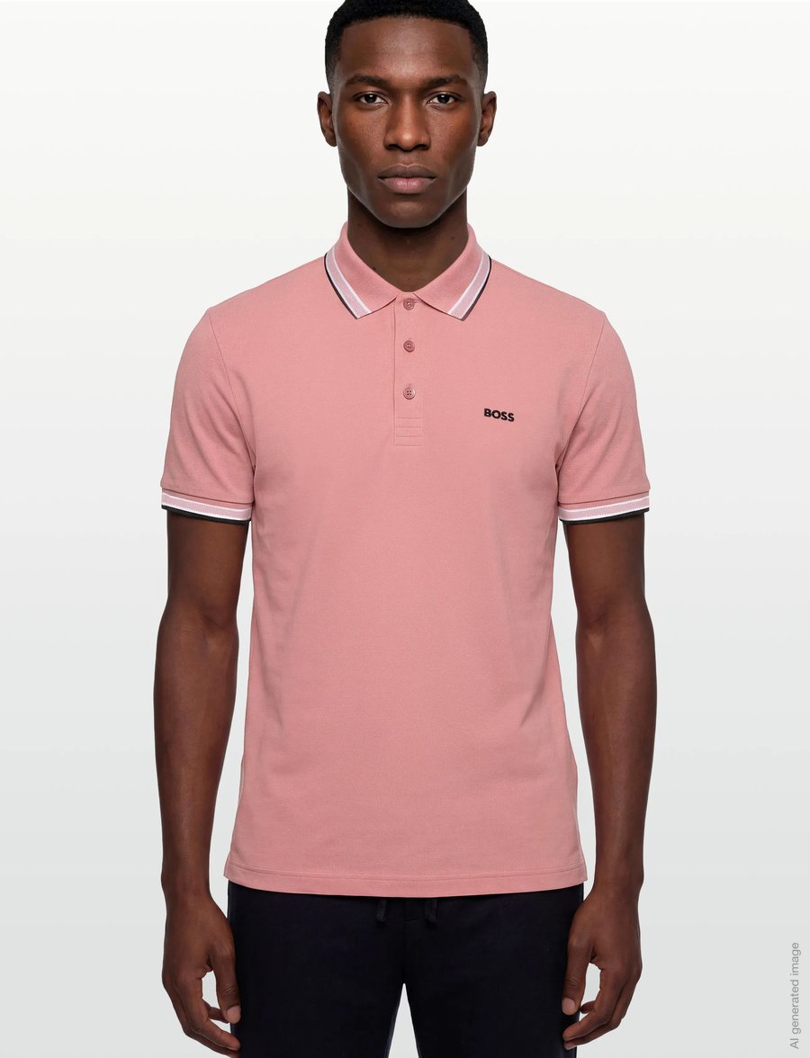 BOSS - Paddy - oberteile & t-shirts - light/pastel pink - 3