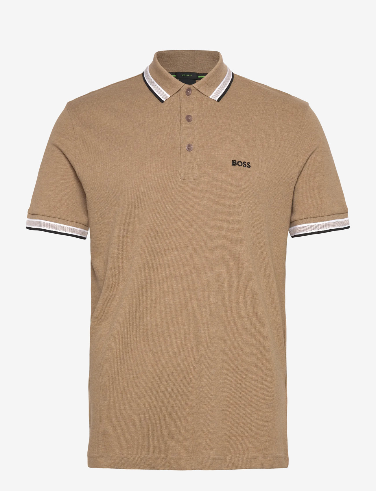 BOSS - Paddy - kortærmede poloer - medium beige - 0