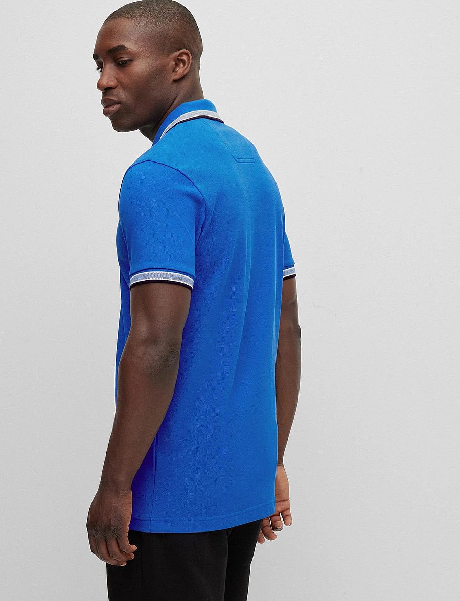 BOSS - Paddy - oberteile & t-shirts - medium blue - 5